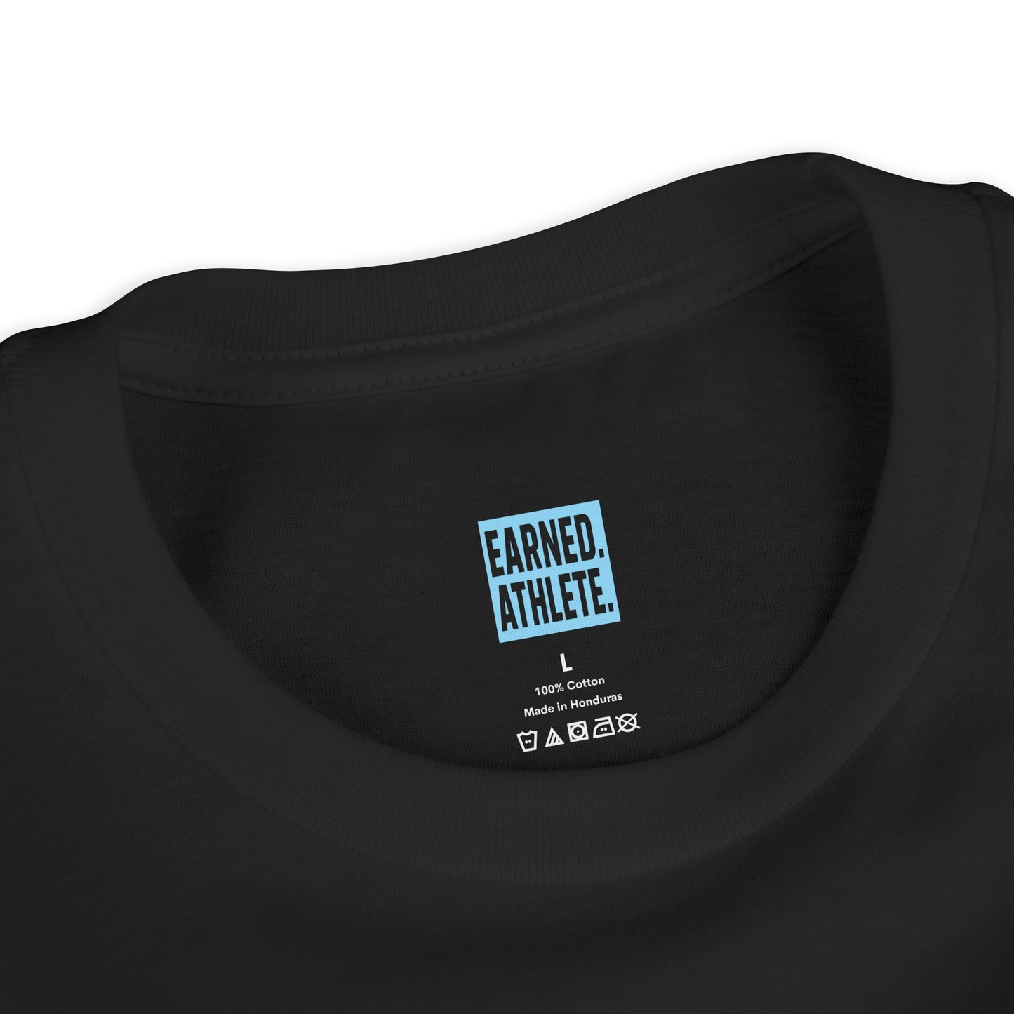 CAGE WORK MAKES GAME WORK Youth Tee (Blue Font)