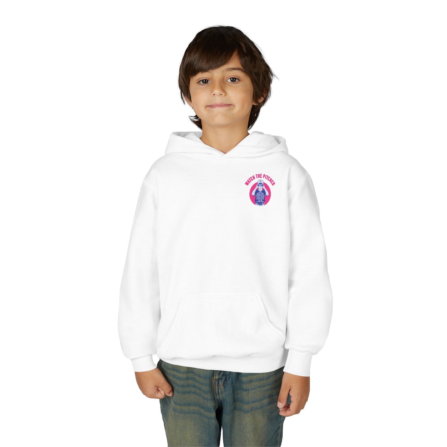 WATCH THE PITCHER Youth Hoodie - DUGOUT CHANT Collection