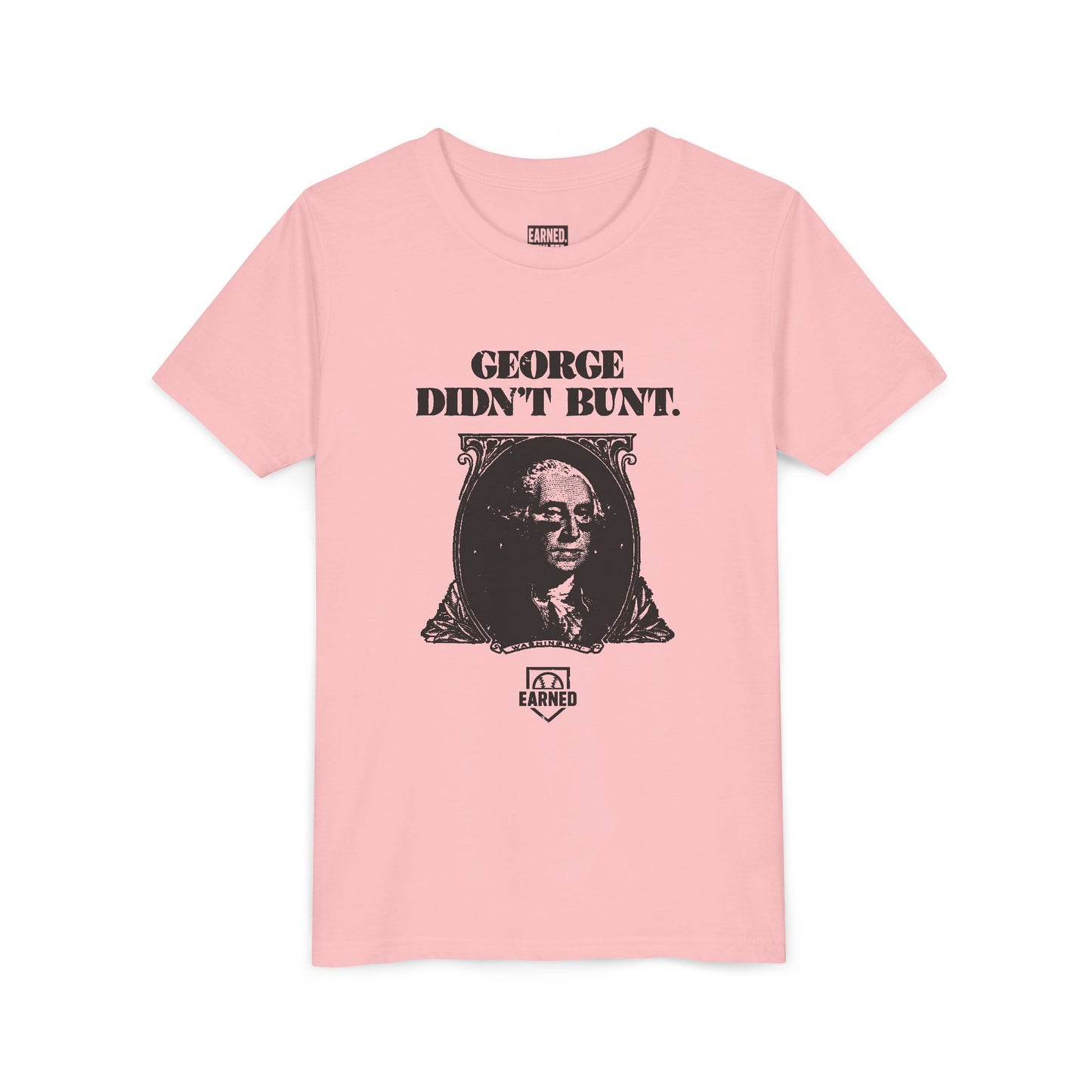 GEORGE DIDN'T BUNT Youth Tee (Black Font)