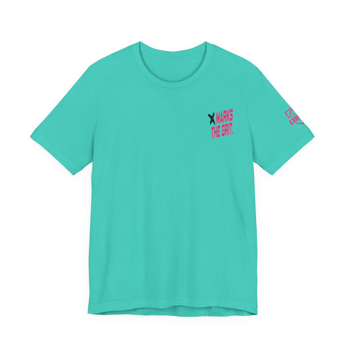 X MARKS THE GRIT Tee (Black X, Pink font)
