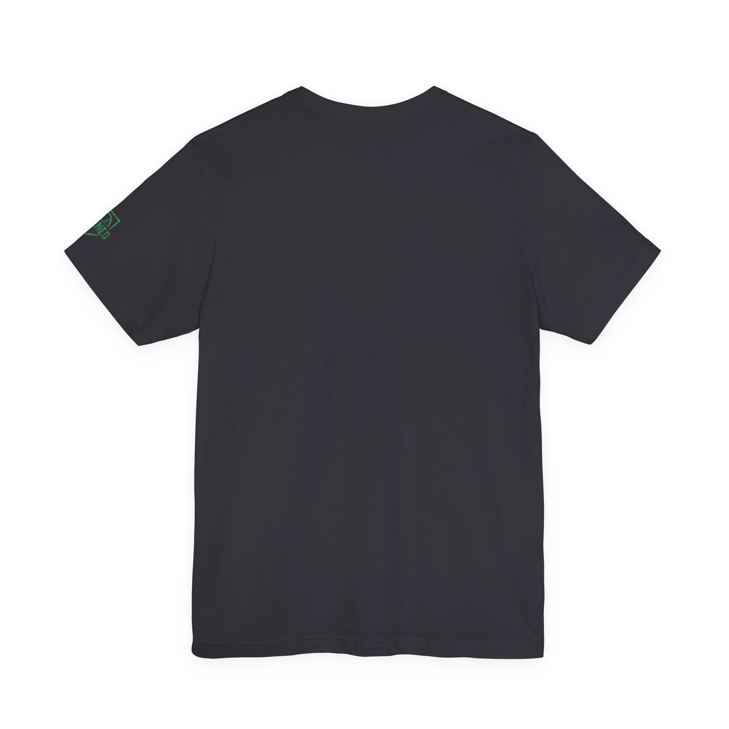 SHOWING UP ADDS UP Tee (Green Camo Font)