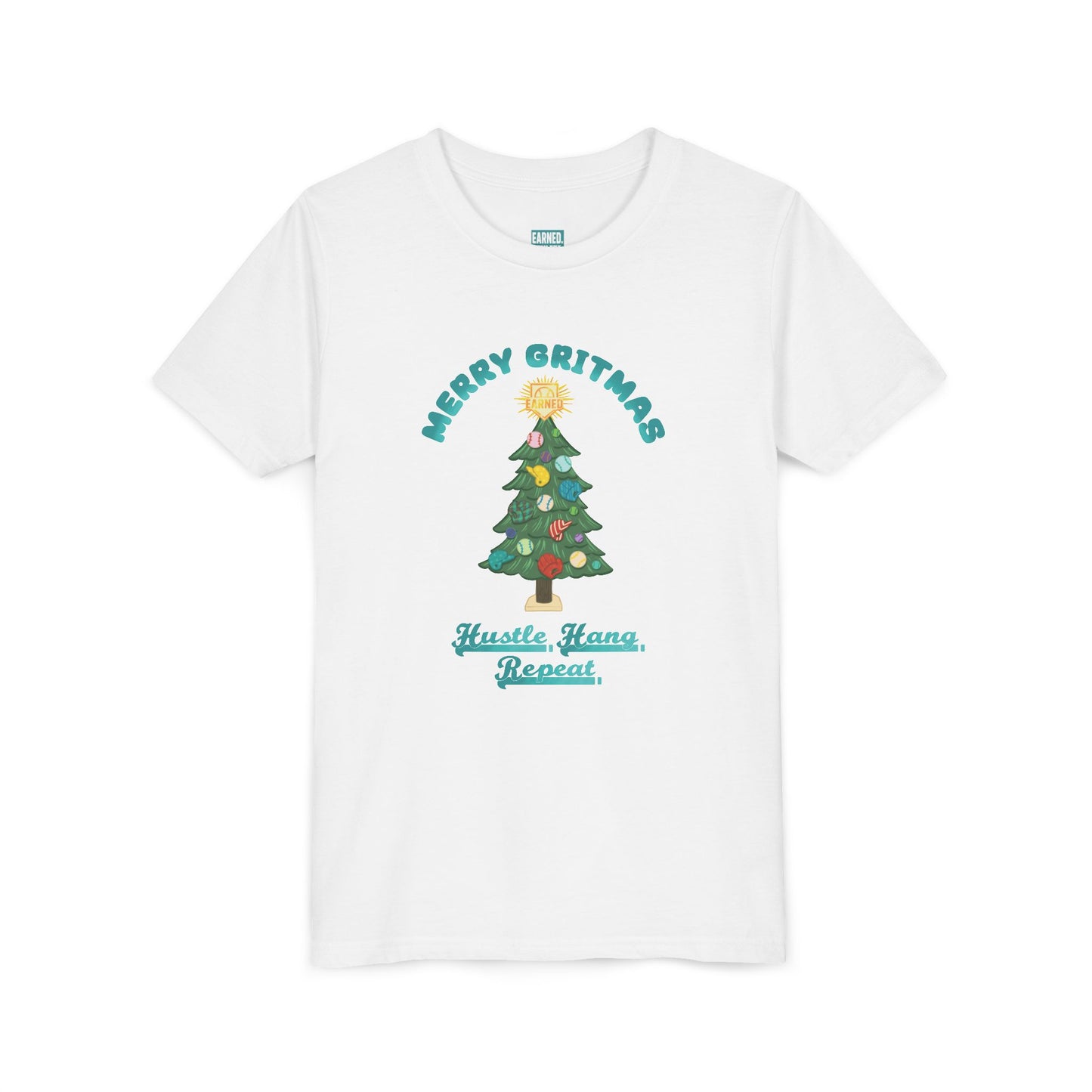 MERRY GRITMAS Youth Tee - SLEIGH SQUAD Collection