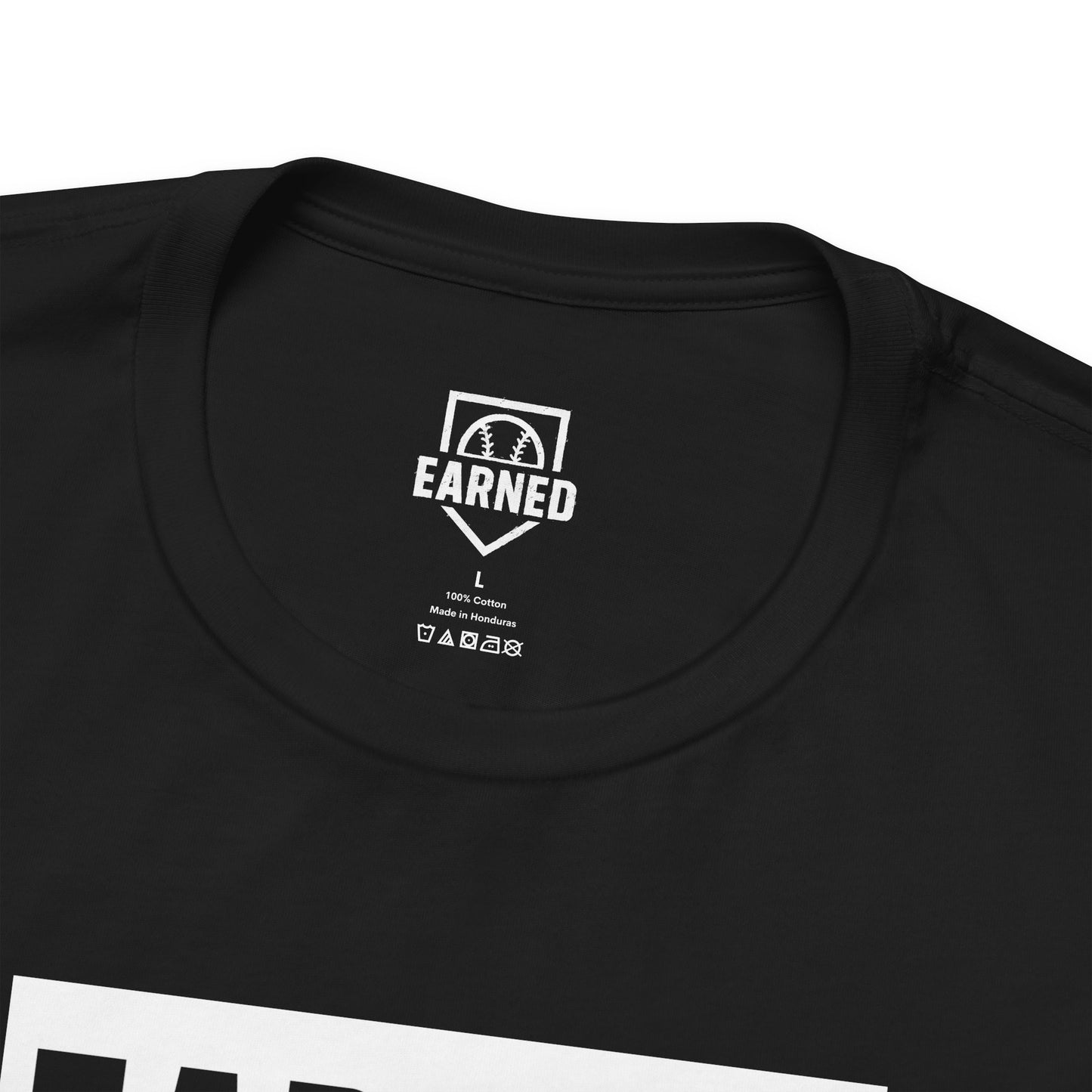 EARNED. ATHLETE. Tee (White Font)
