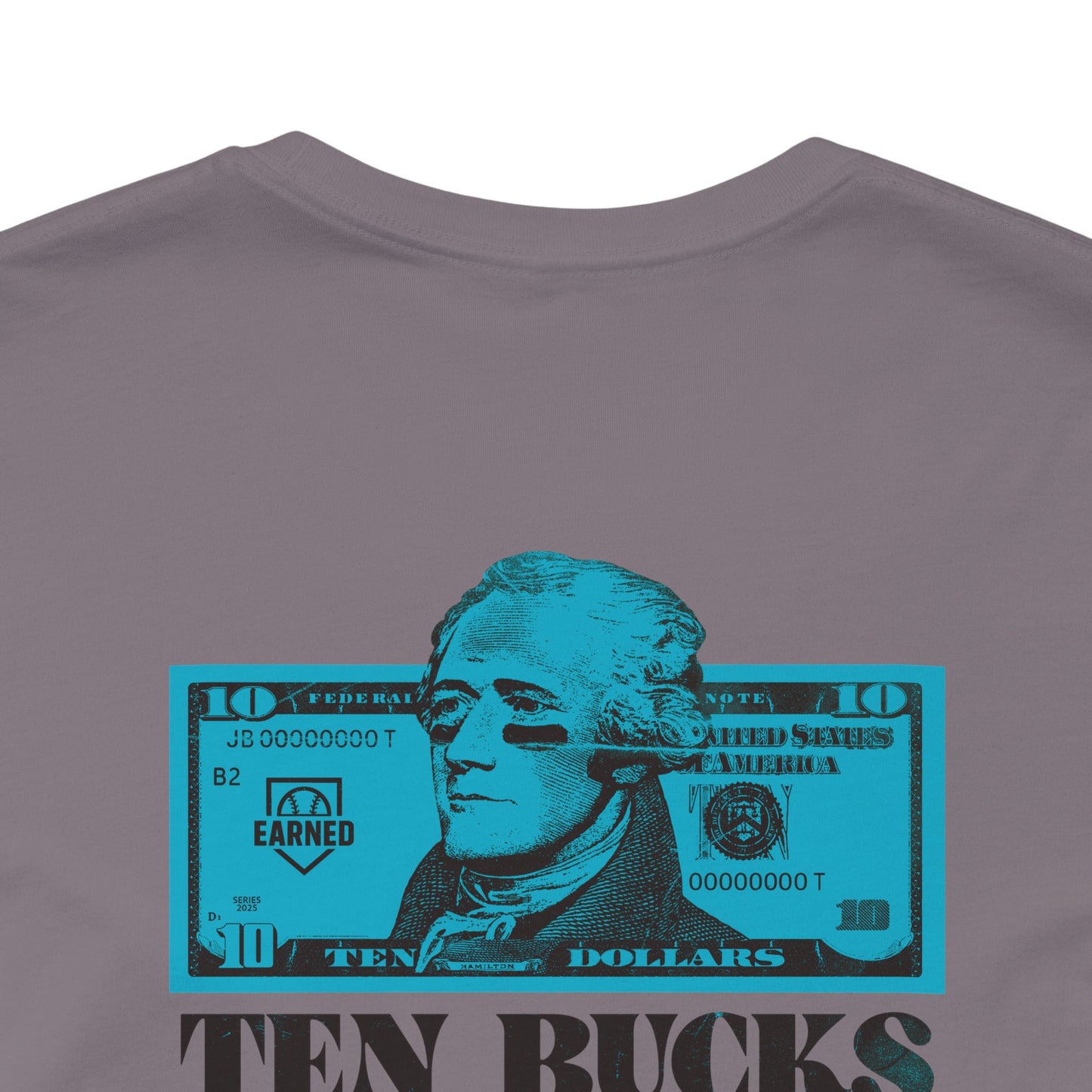 TEN BUCKS SAYS I RAKE Tee (Blue Logo)