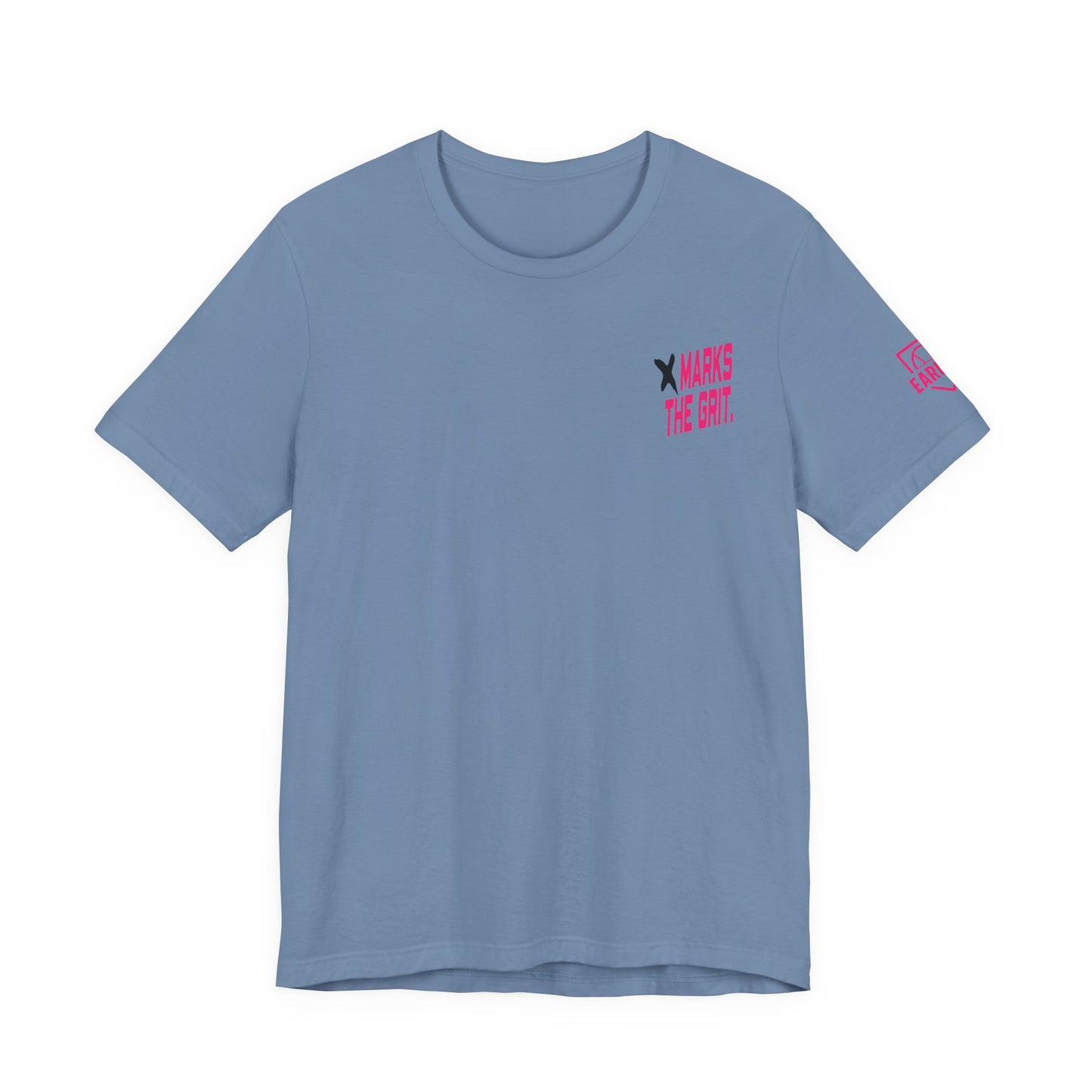 X MARKS THE GRIT Tee (Black X, Pink font)