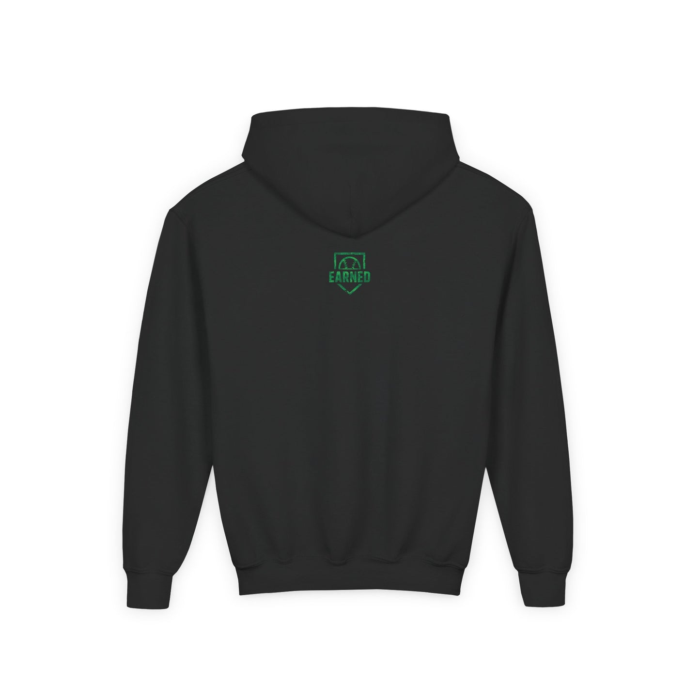 SHOWING UP ADDS UP Youth Hoodie (Green Camo Logo)