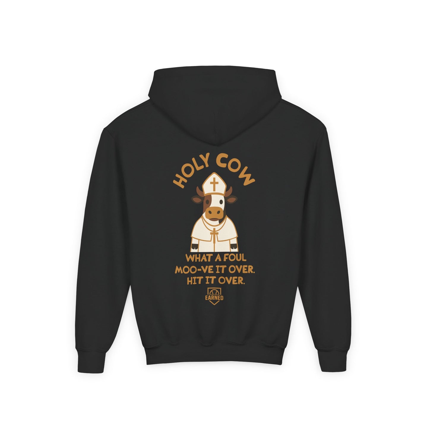 HOLY COW Youth Hoodie - DUGOUT CHANT Collection