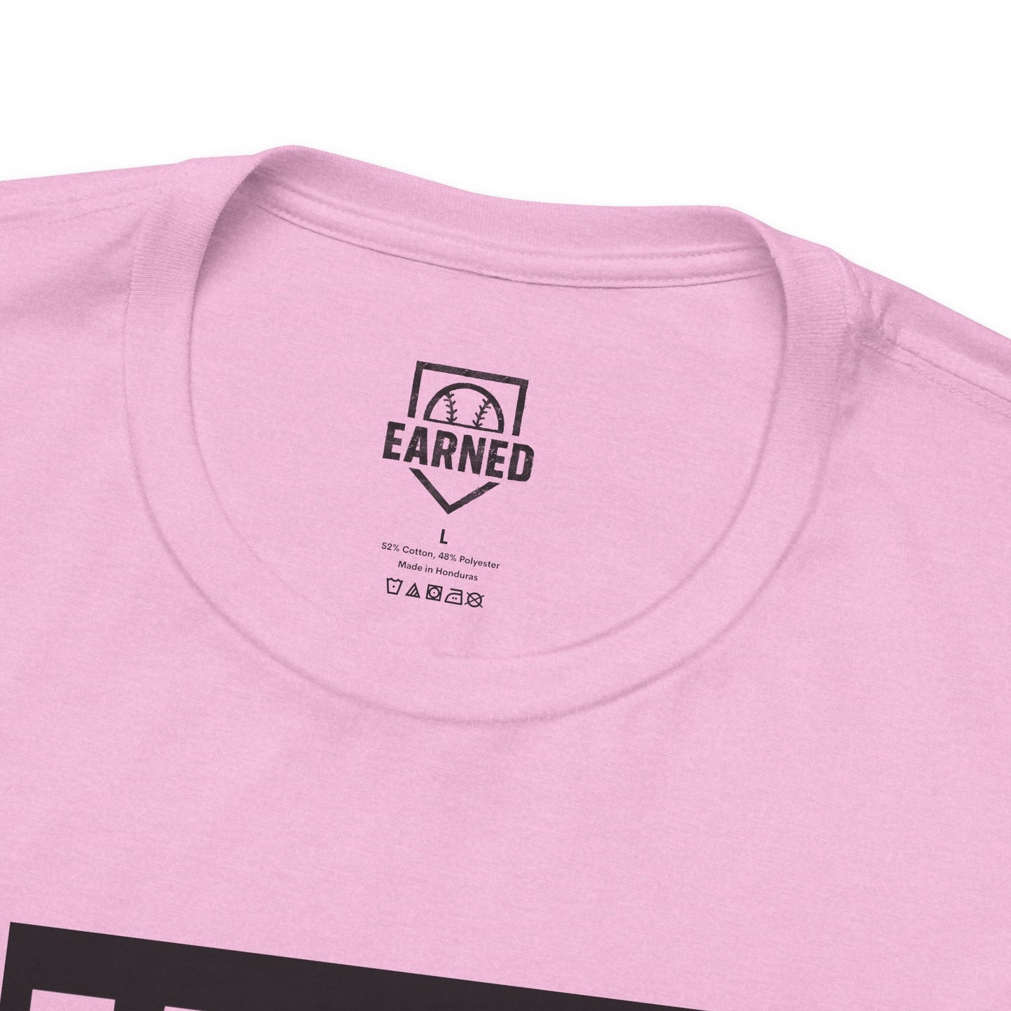 EARNED. ATHLETE. Logo Tee (Black Font)