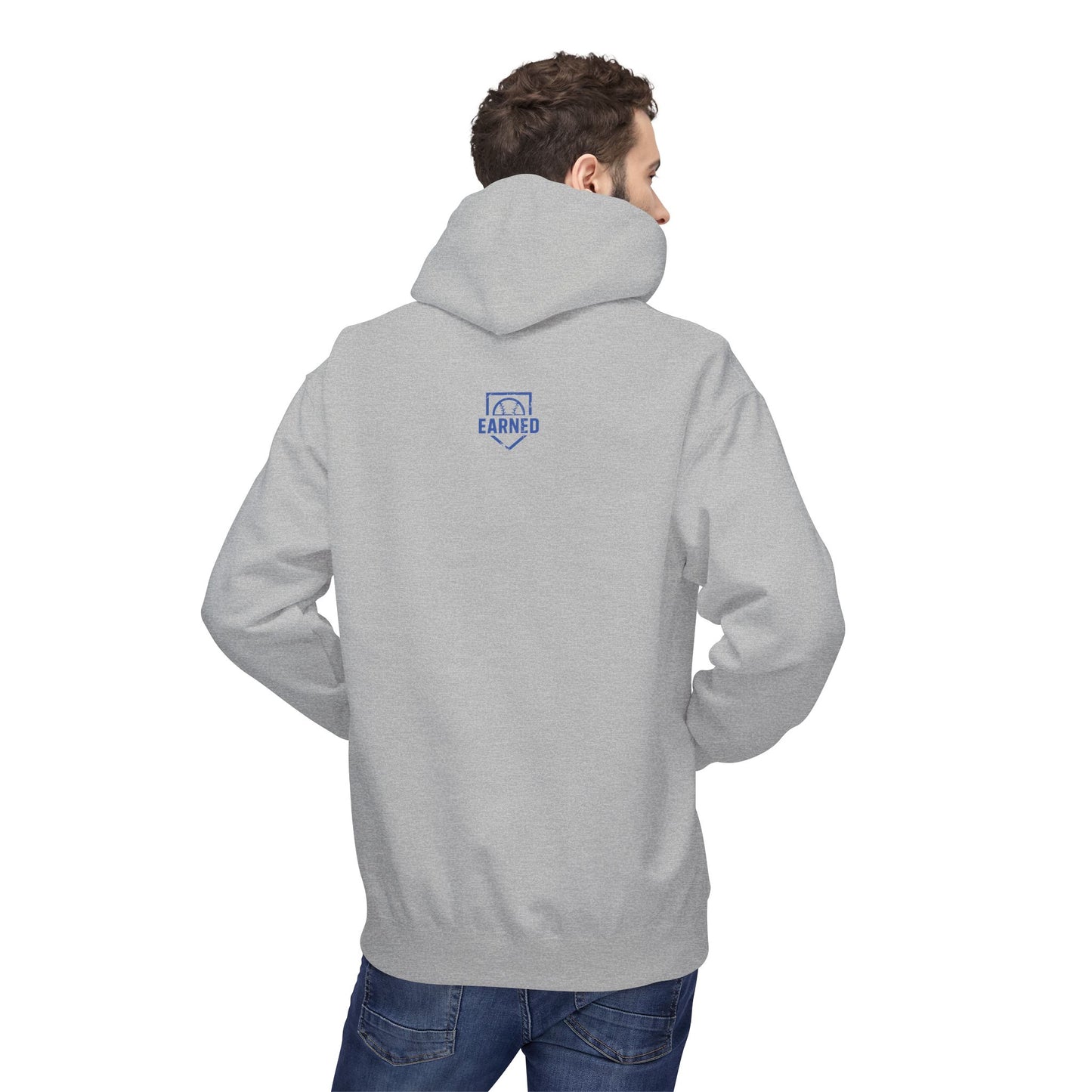 EYE BLACK NATION Adult Hoodie (Blue Font)