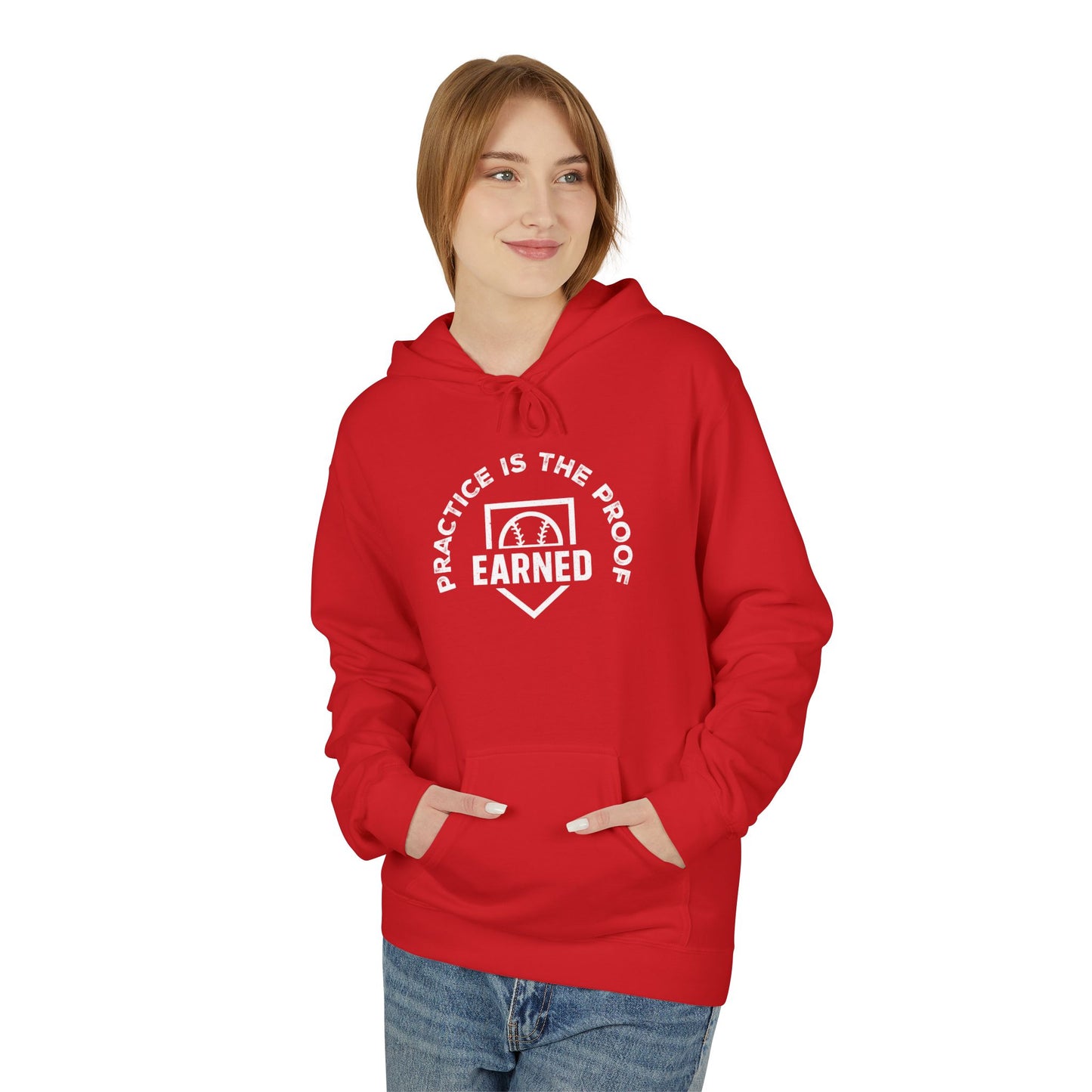 PRACTICE IS THE PROOF Hoodie (White Font)