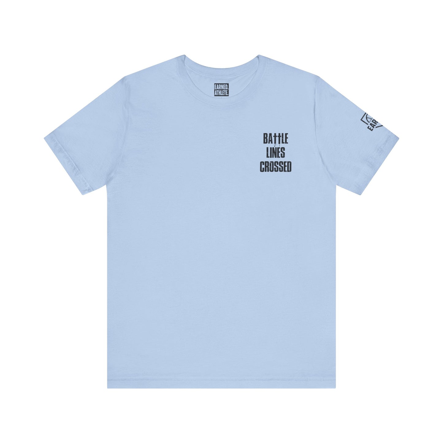 BATTLE LINES CROSSED Tee (Black Font)