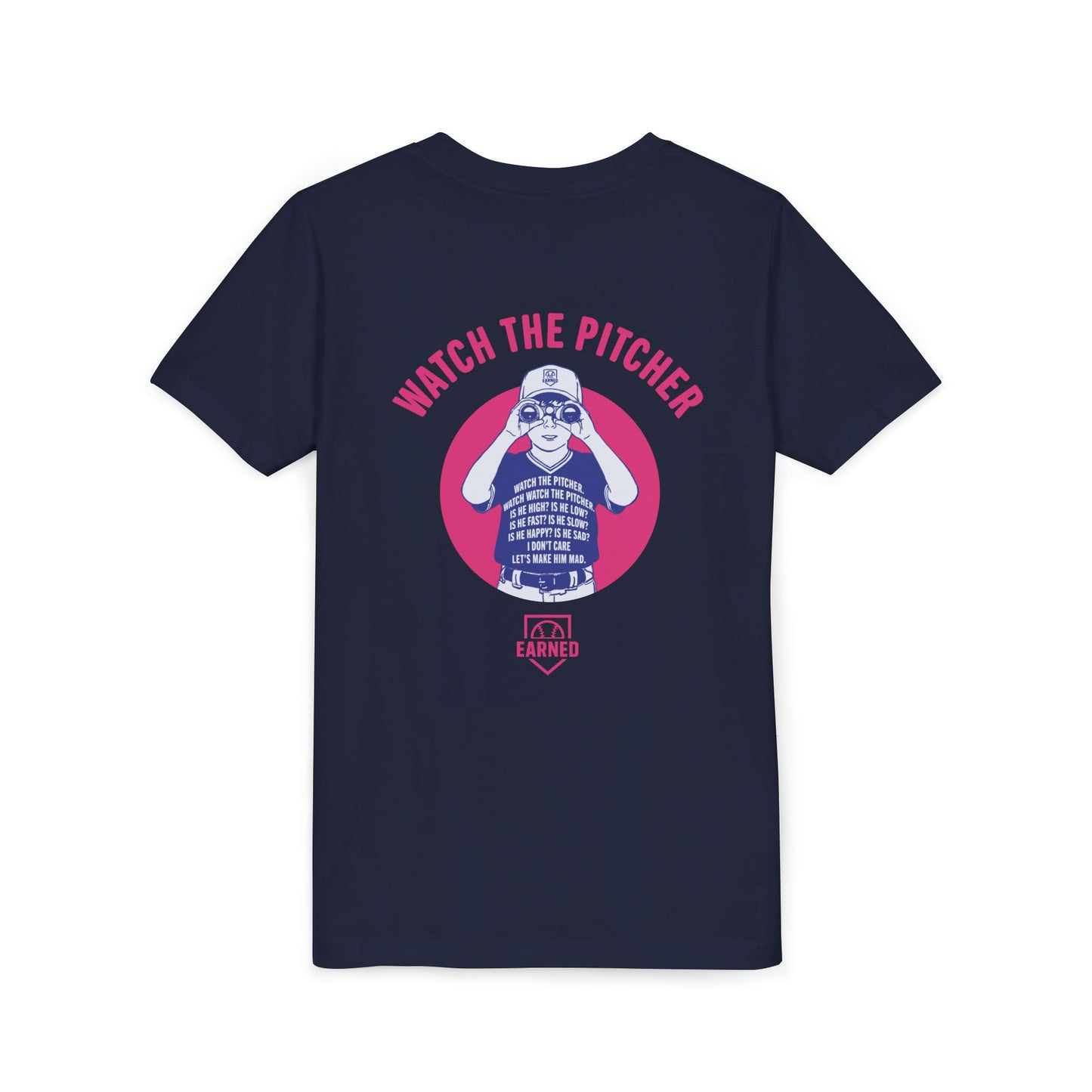 WATCH THE PITCHER Youth Tee - DUGOUT CHANT Collection