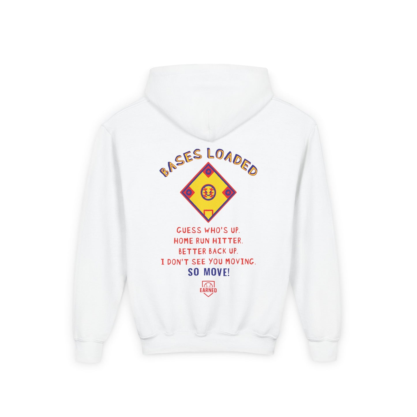 BASES LOADED Youth Hoodie - DUGOUT CHANT Collection