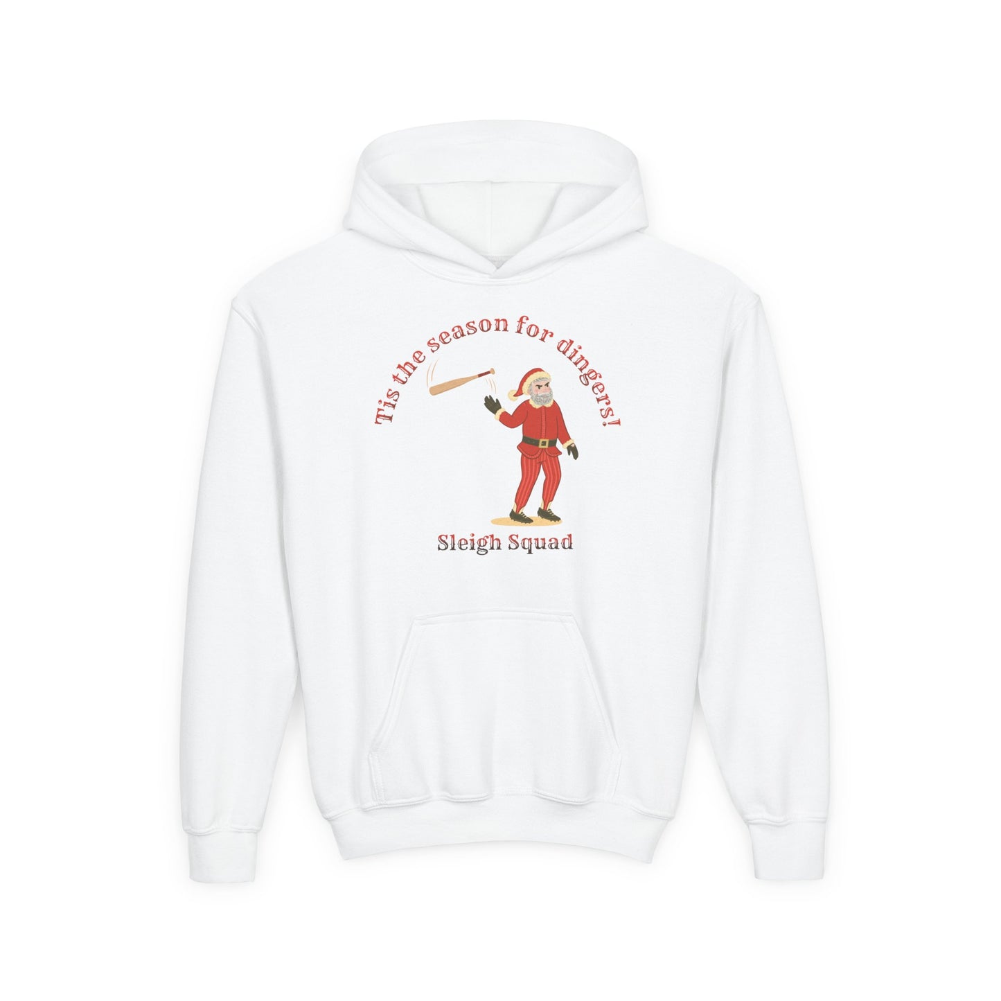 'TIS THE SEASON FOR DINGERS Youth Hoodie - SLEIGH SQUAD Collection