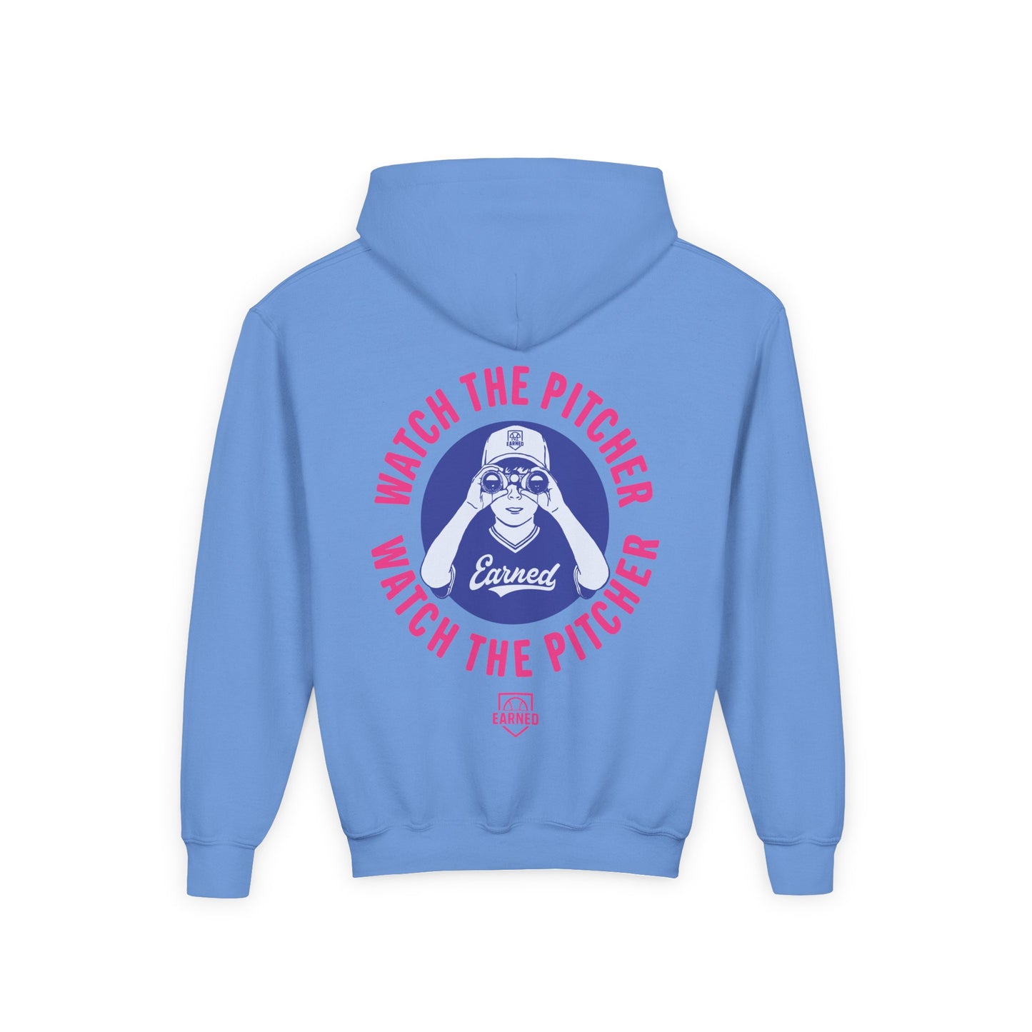 WATCH THE PITCHER Youth Hoodie - DUGOUT CHANT Collection