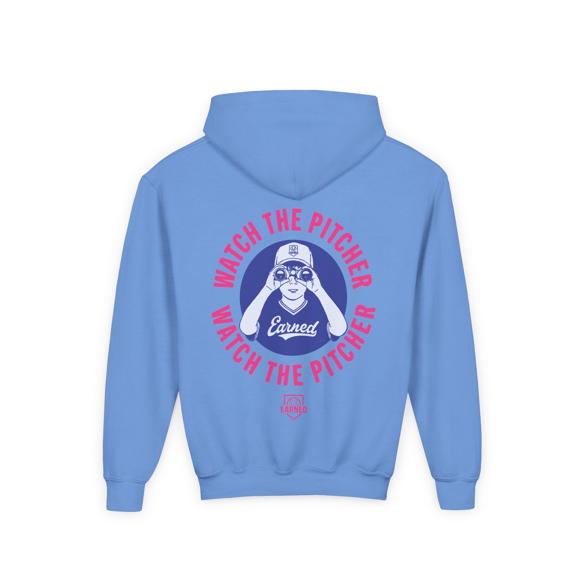WATCH THE PITCHER Youth Hoodie - DUGOUT CHANT Collection