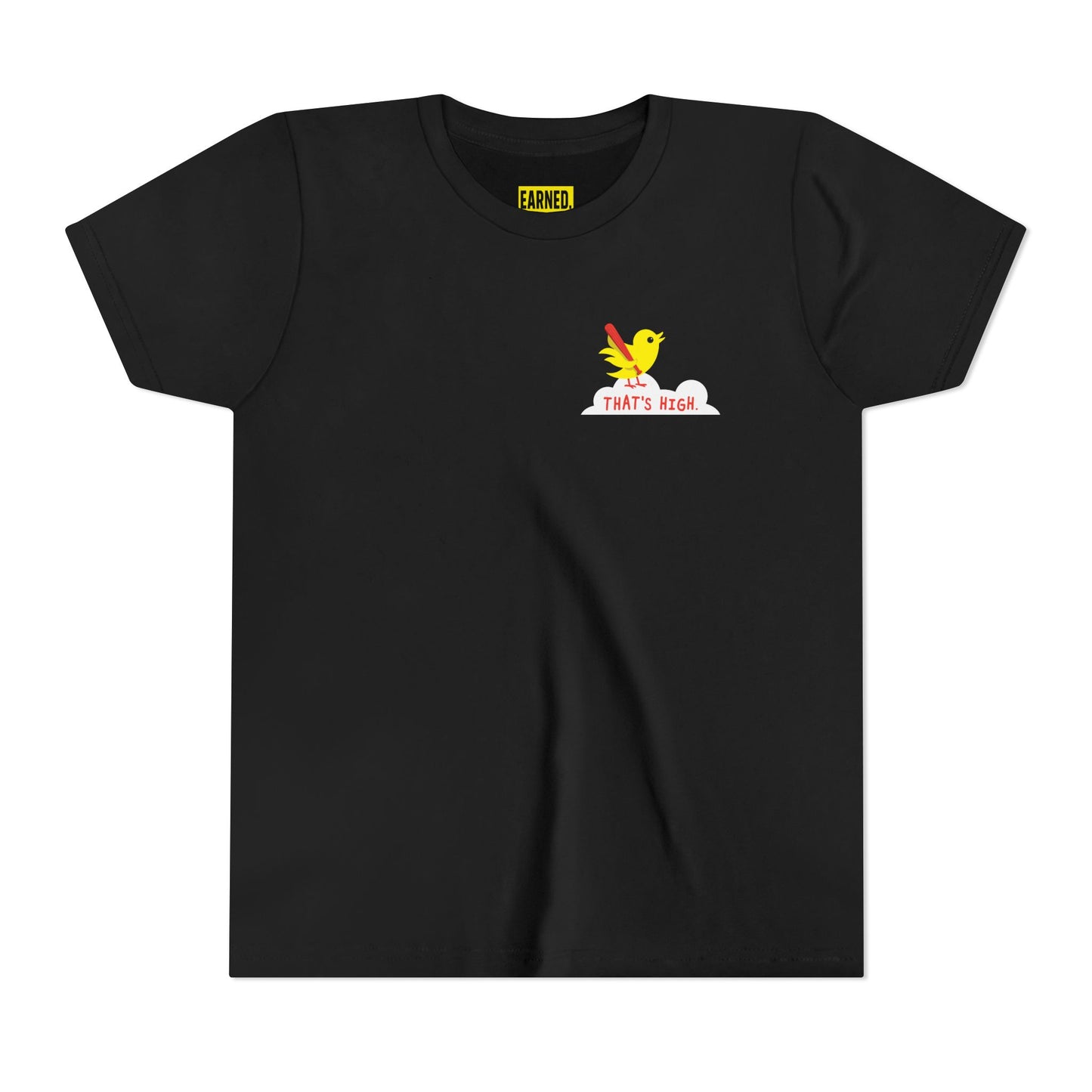 THAT'S HIGH Youth Tee (Yellow Bird) - DUGOUT CHANT Collection