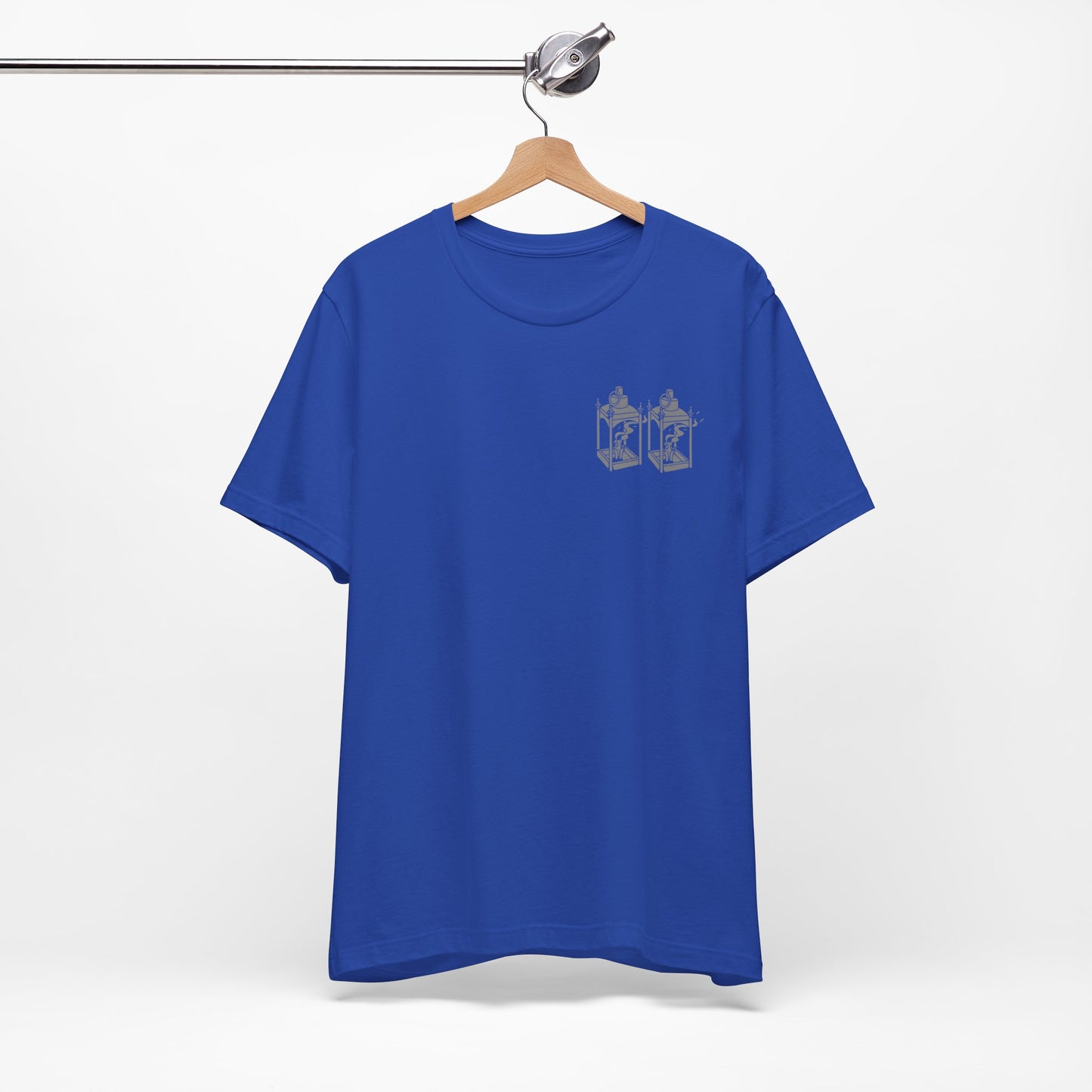 ONE IF BY LAND, TWO IF IT'S A DOUBLE Tee (Gray Font)