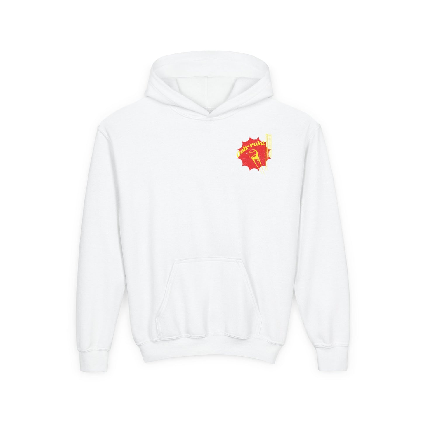 PIECE OF IT Youth Hoodie (Red Logo) - DUGOUT CHANT Collection