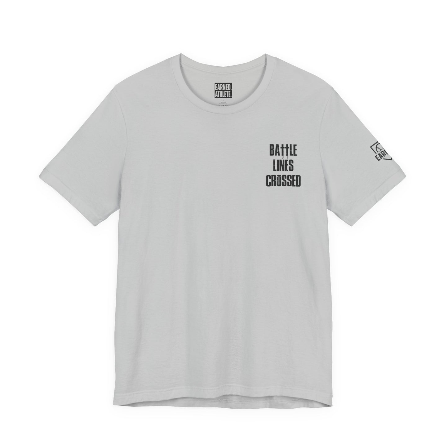 BATTLE LINES CROSSED Tee (Black Font)
