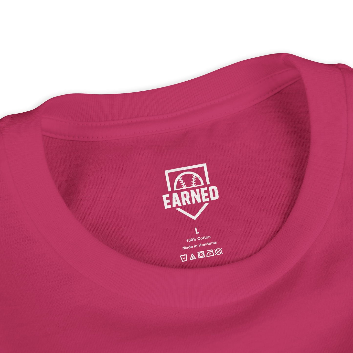 EARNED. ATHLETE. Youth Tee (White Font)