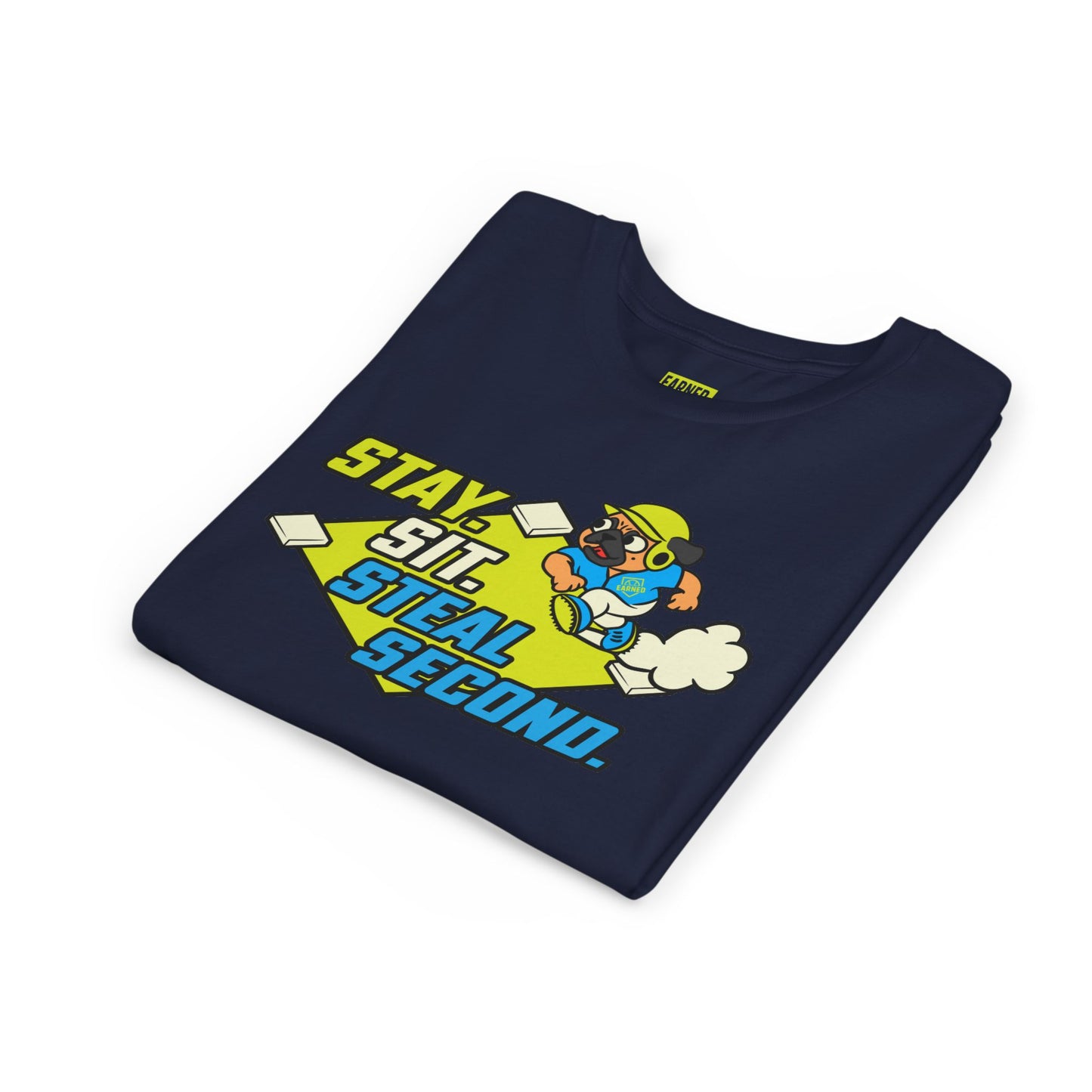 SIT. STAY. STEAL SECOND. Youth Tee - BARK PARK Collection