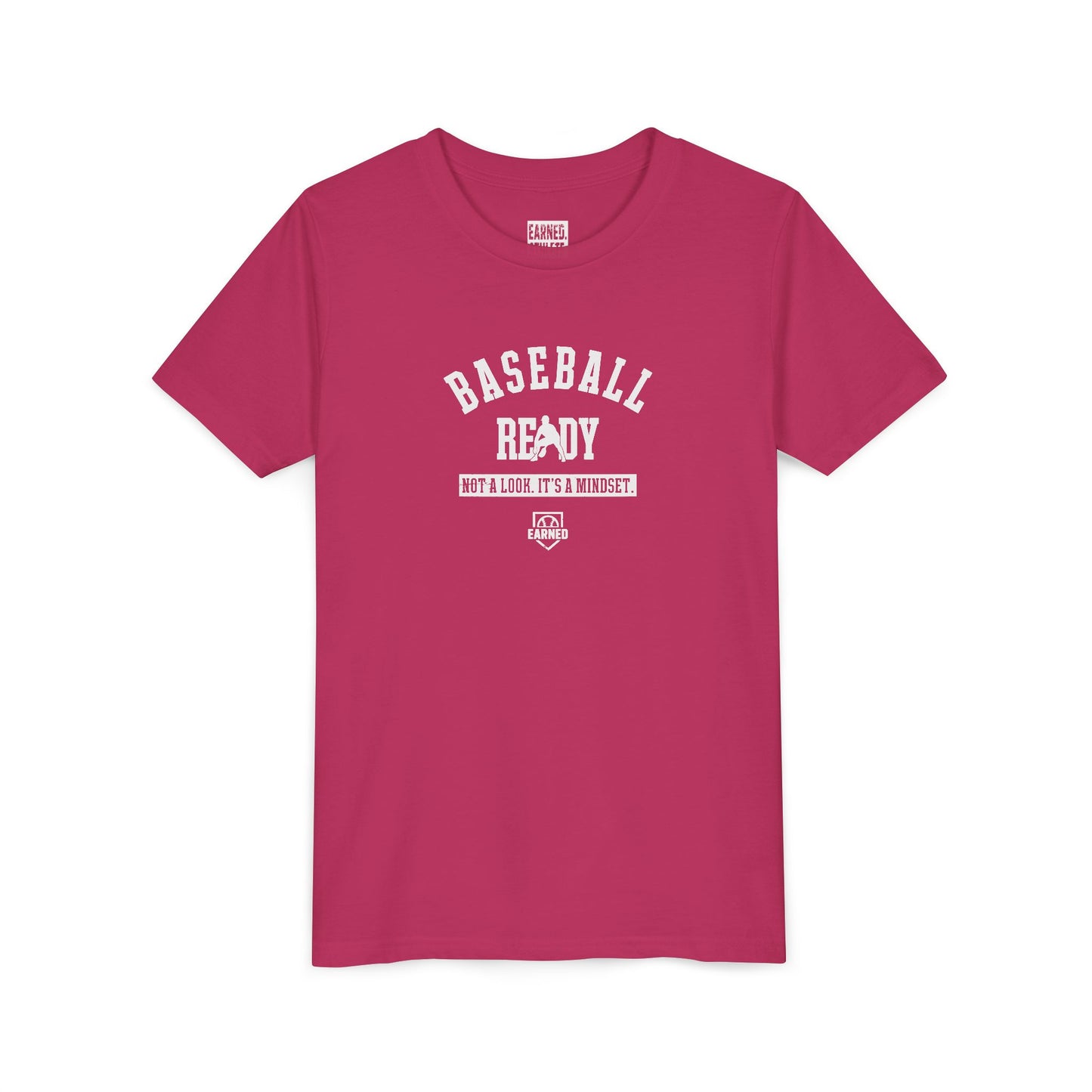 BASEBALL READY Youth Tee (White Font)