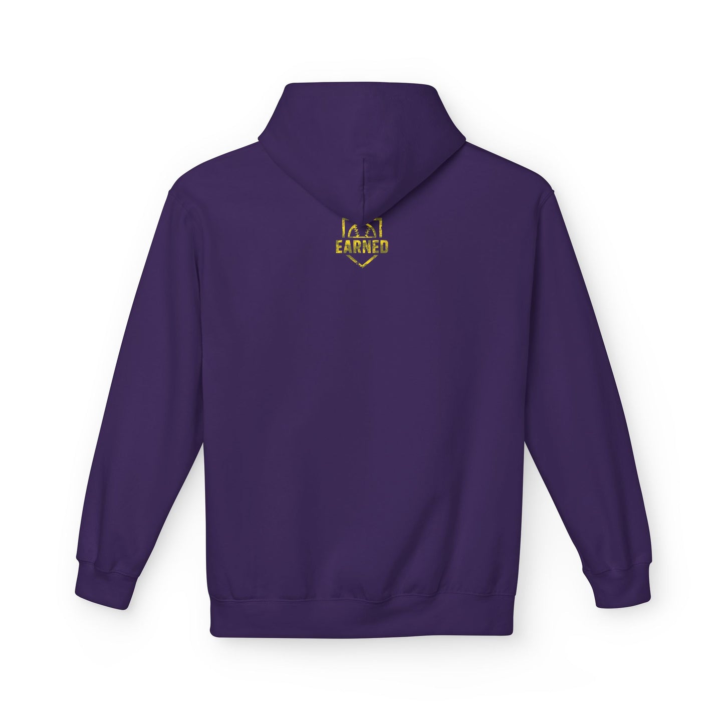 SHOWING UP ADDS UP Adult Hoodie (Yellow Camo Logo)