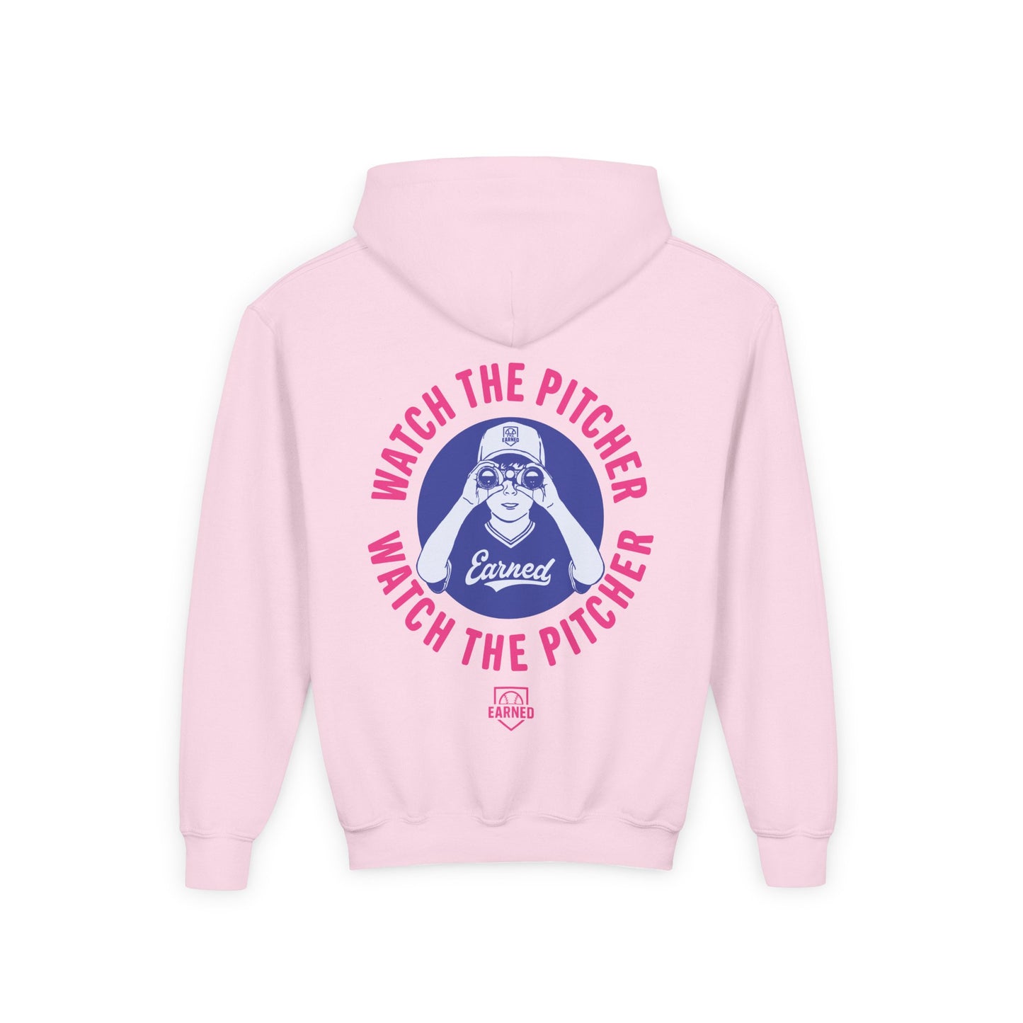 WATCH THE PITCHER Youth Hoodie - DUGOUT CHANT Collection