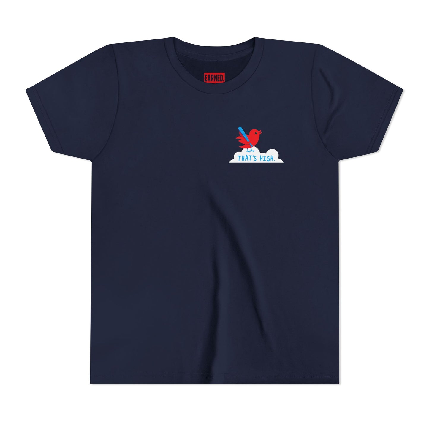 THAT'S HIGH Youth Tee (Red Bird) - Dugout Collection