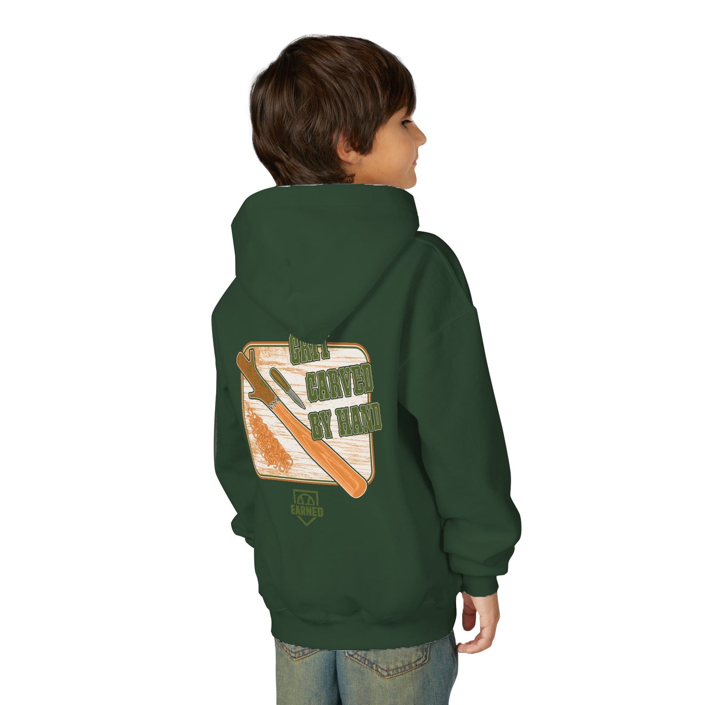 GRIT CARVED BY HAND Youth Hoodie - LUMBER JACK Collection