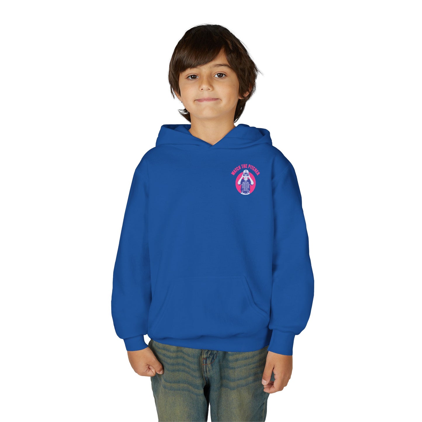 WATCH THE PITCHER Youth Hoodie - DUGOUT CHANT Collection
