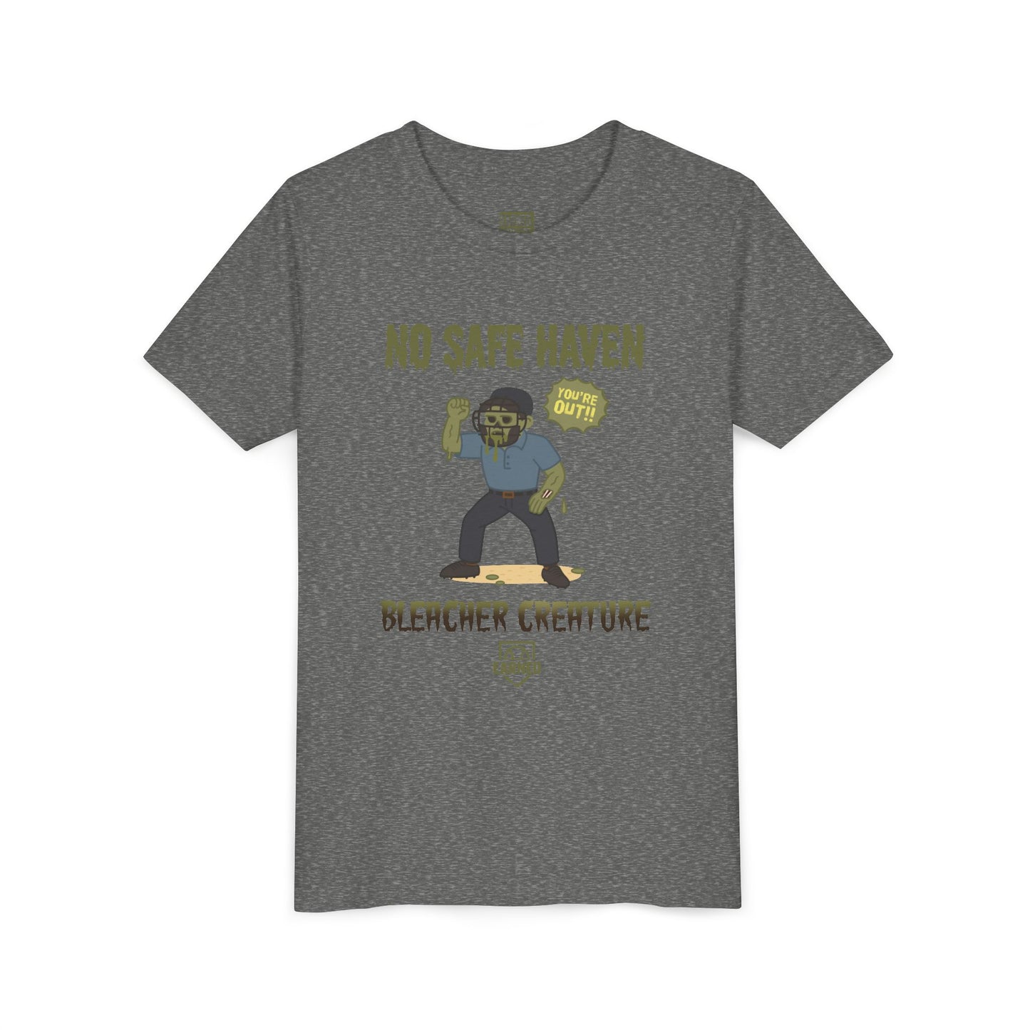 NO SAFE HAVEN Youth Tee - BLEACHER CREATURE Collection