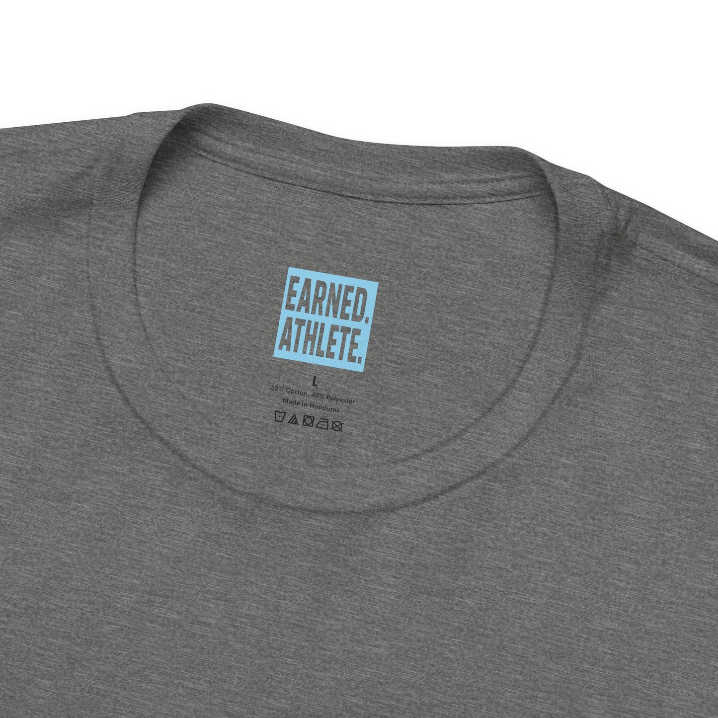 CAGE WORK MAKES GAME WORK Adult Tee (Blue Font)