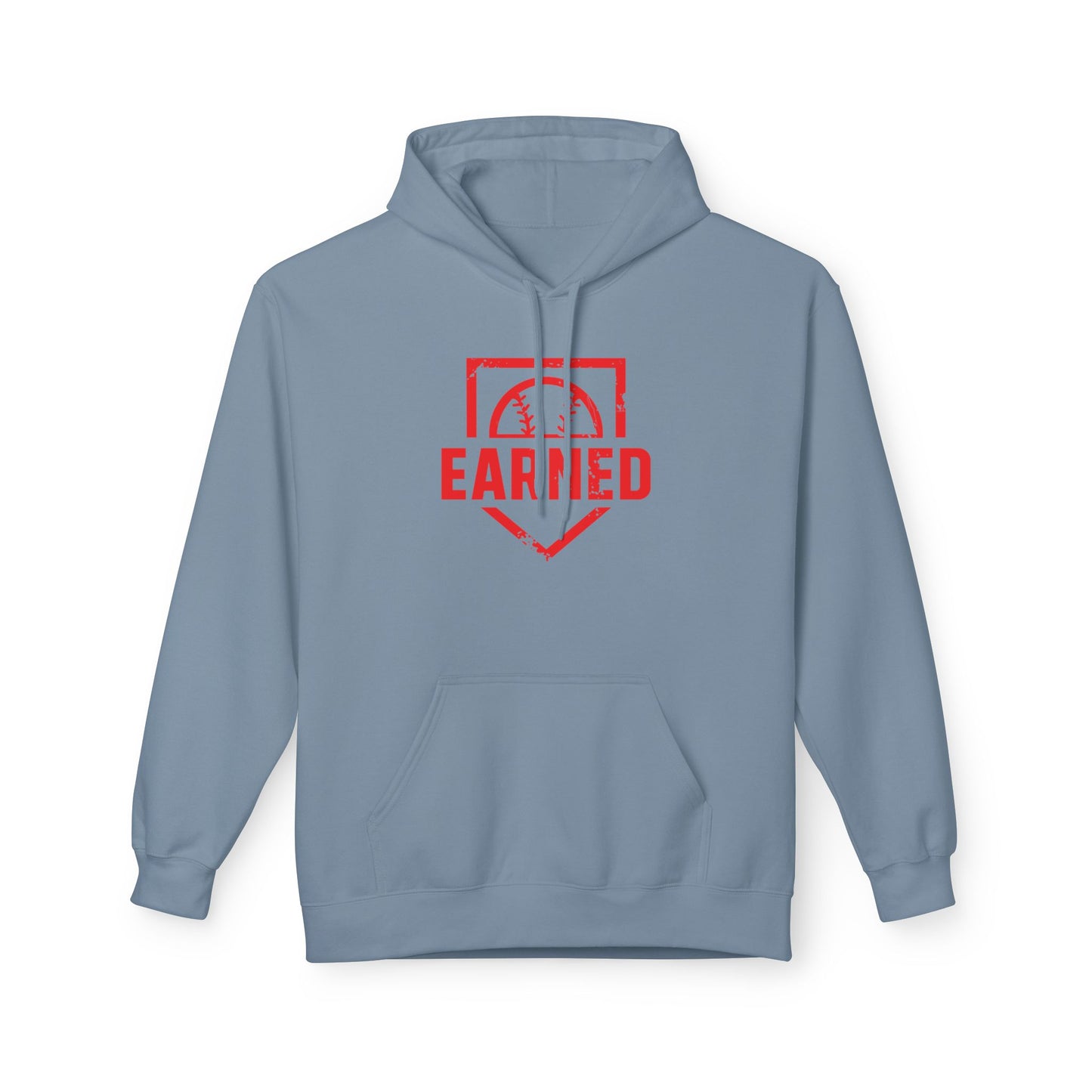 EARNED Logo Hoodie (Red Font)