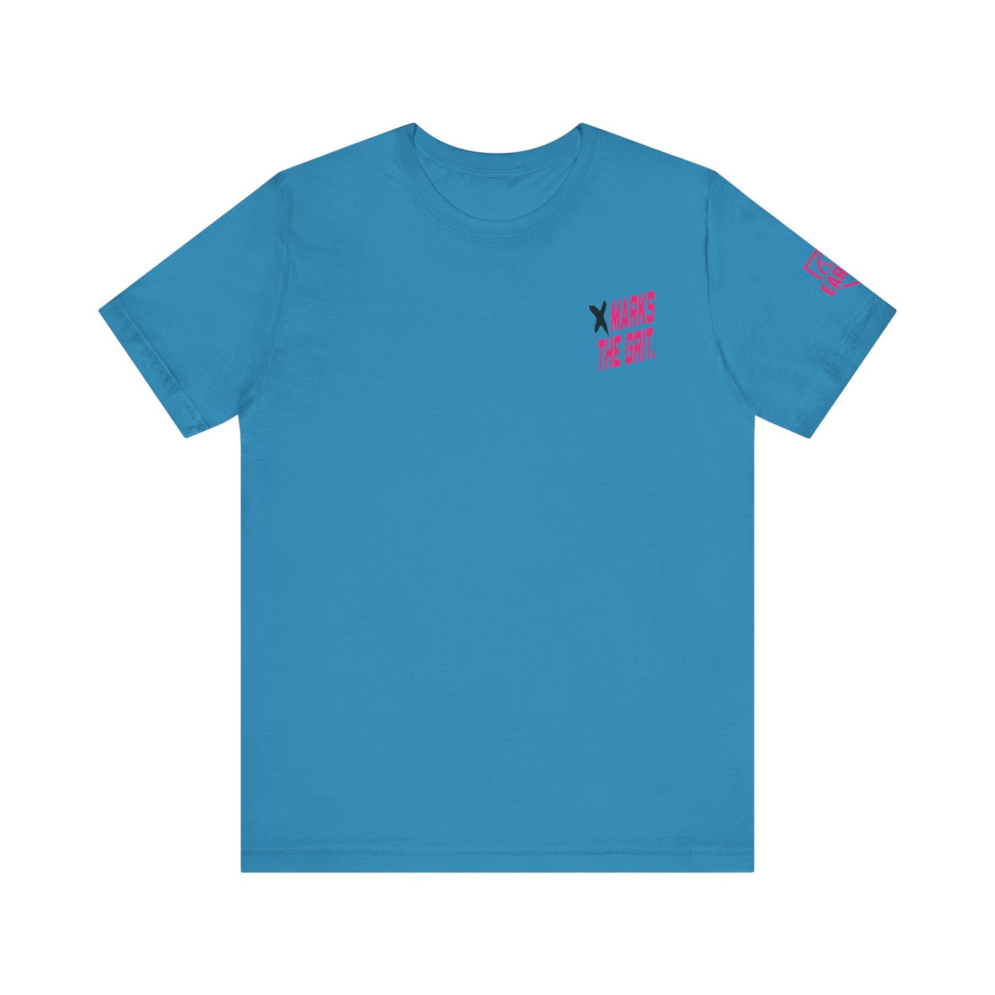 X MARKS THE GRIT Tee (Black X, Pink font)