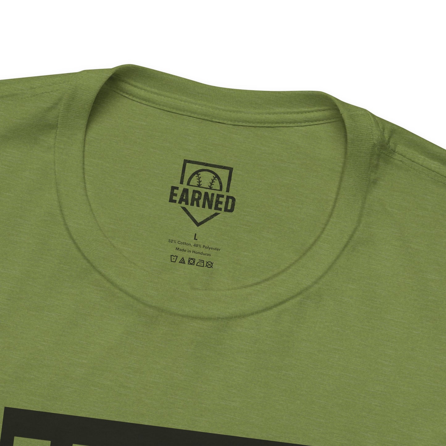 EARNED. ATHLETE. Logo Tee (Black Font)