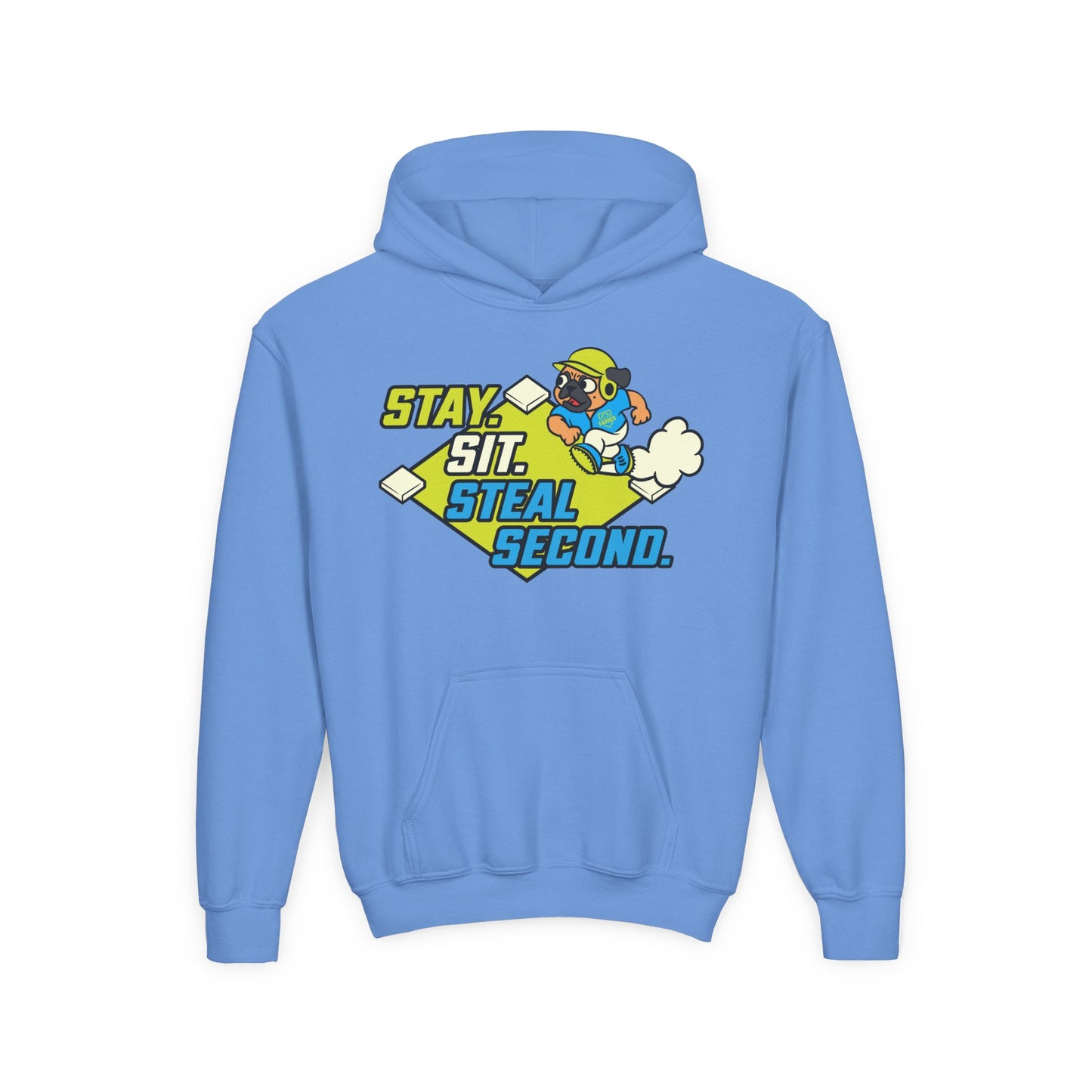 SIT. STAY. STEAL SECOND. Youth Hoodie - BARK PARK Collection