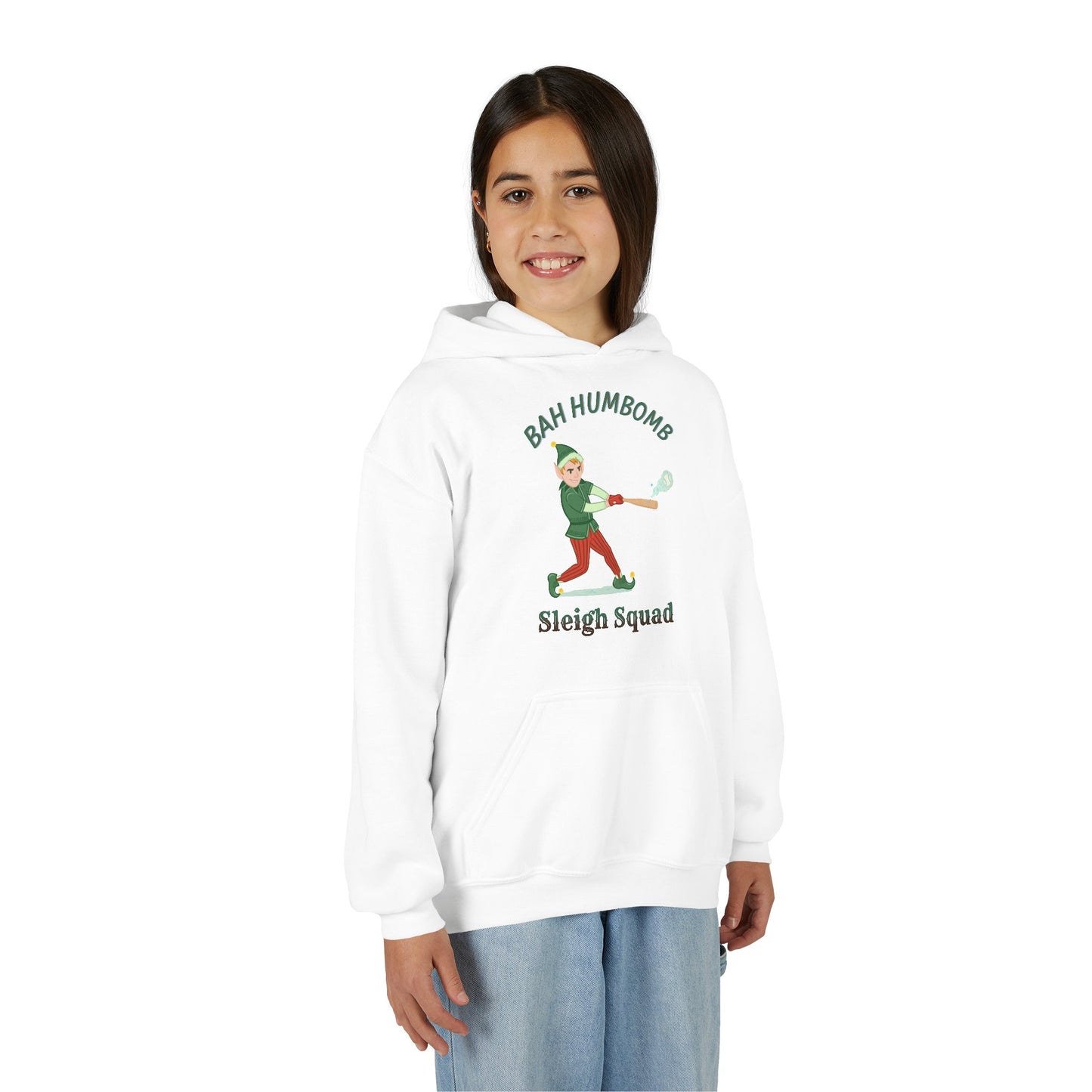BAH HUMBOMB Youth Hoodie - SLEIGH SQUAD Collection