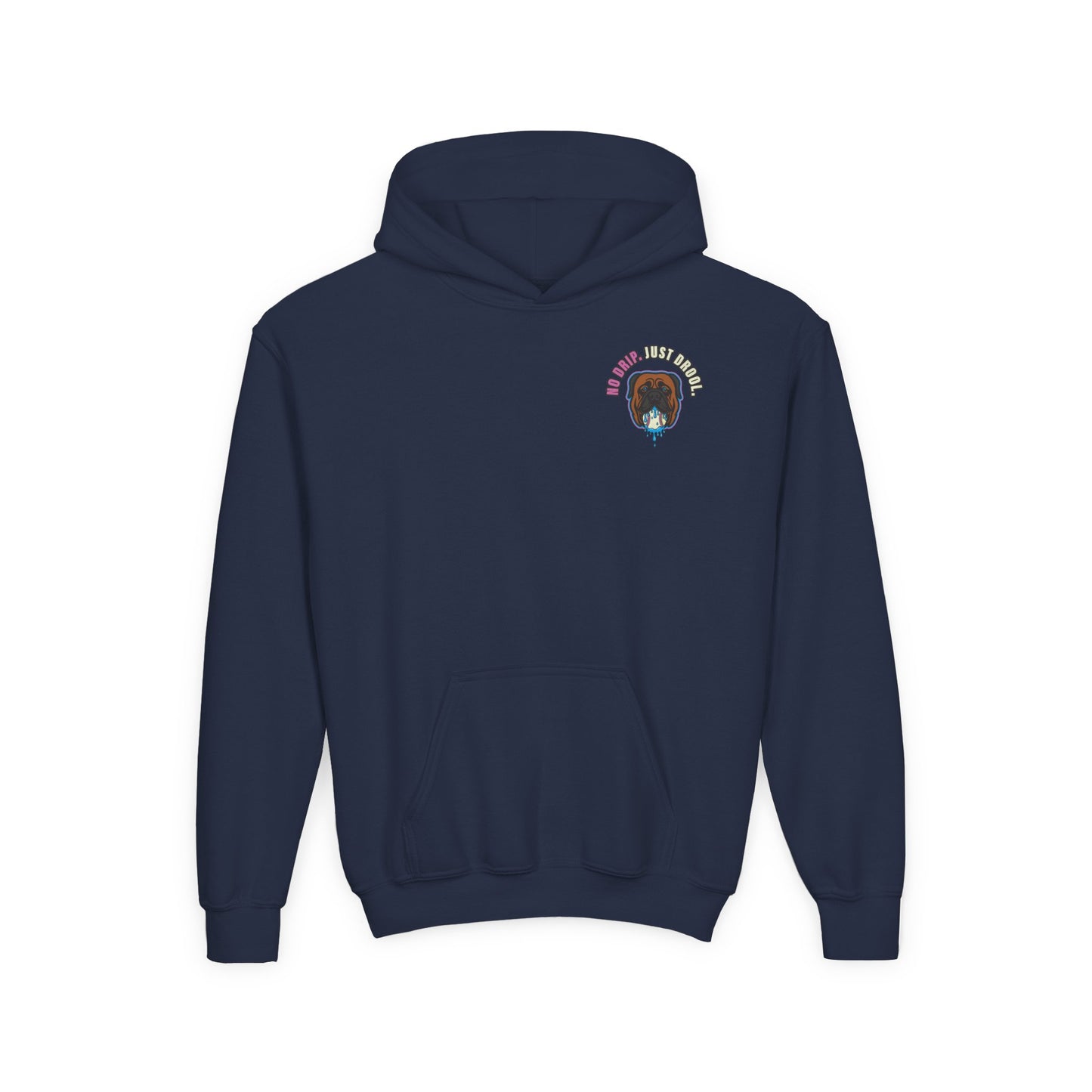 NO DRIP. JUST DROOL. Youth Hoodie - BARK PARK Collection