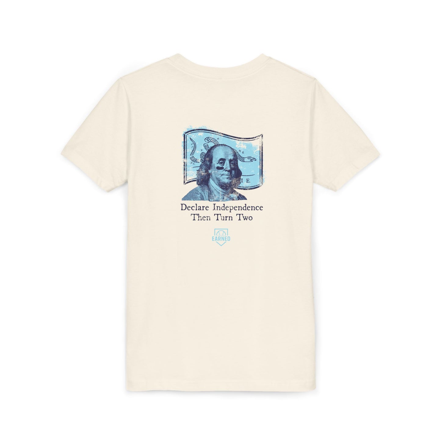 TURN TWO WITH BEN Youth Tee (Blue Logo)