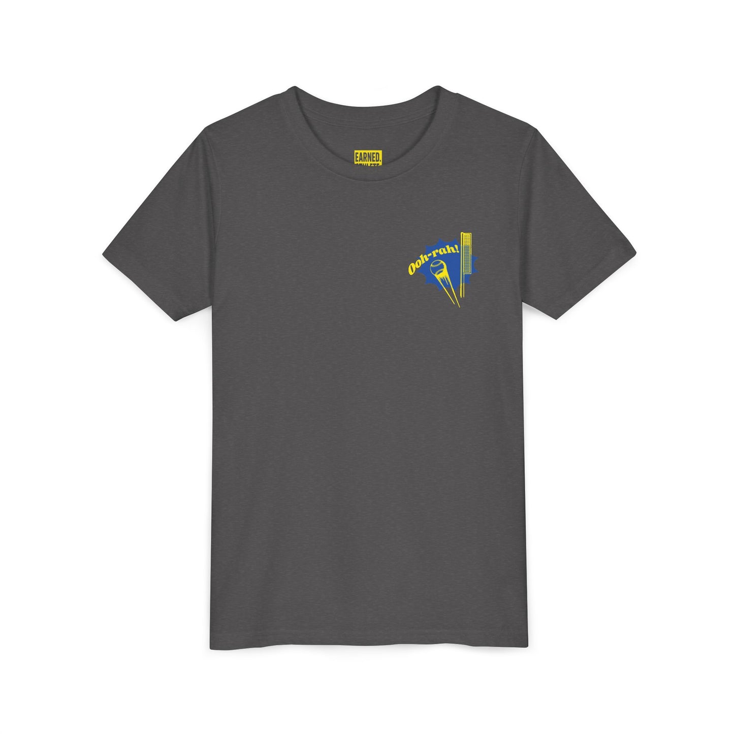 PIECE OF IT Youth Tee (Blue Logo) - DUGOUT CHANT Collection