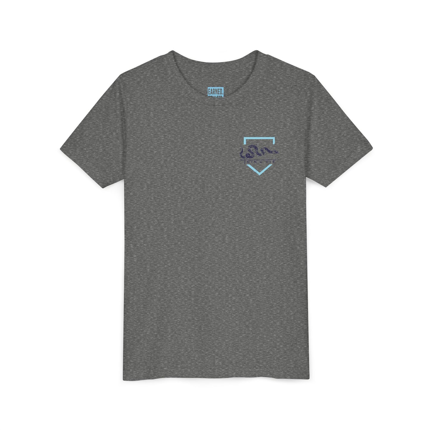 TURN TWO WITH BEN Youth Tee (Blue Logo)