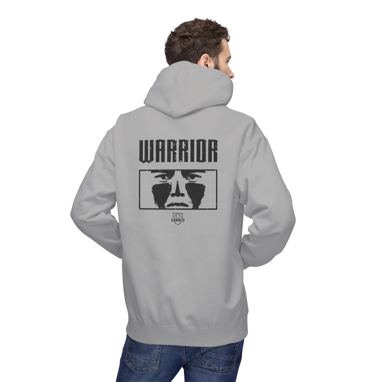 EYE BLACK NATION / WARRIOR Hoodie (Black Font)