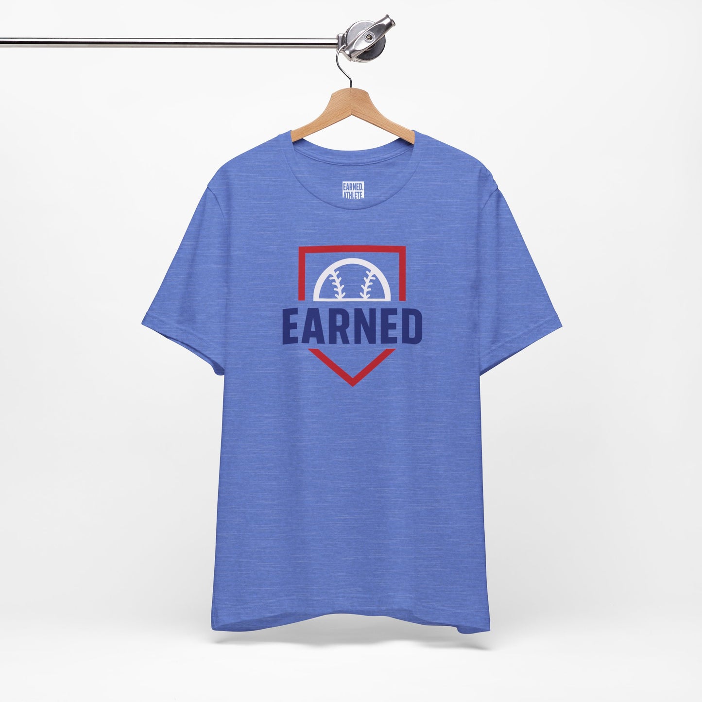 EARNED Logo Tee (Red Plate)