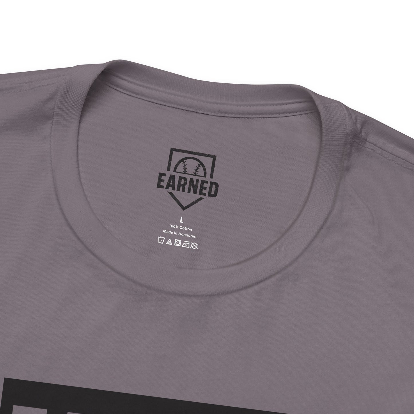 EARNED. ATHLETE. Logo Tee (Black Font)