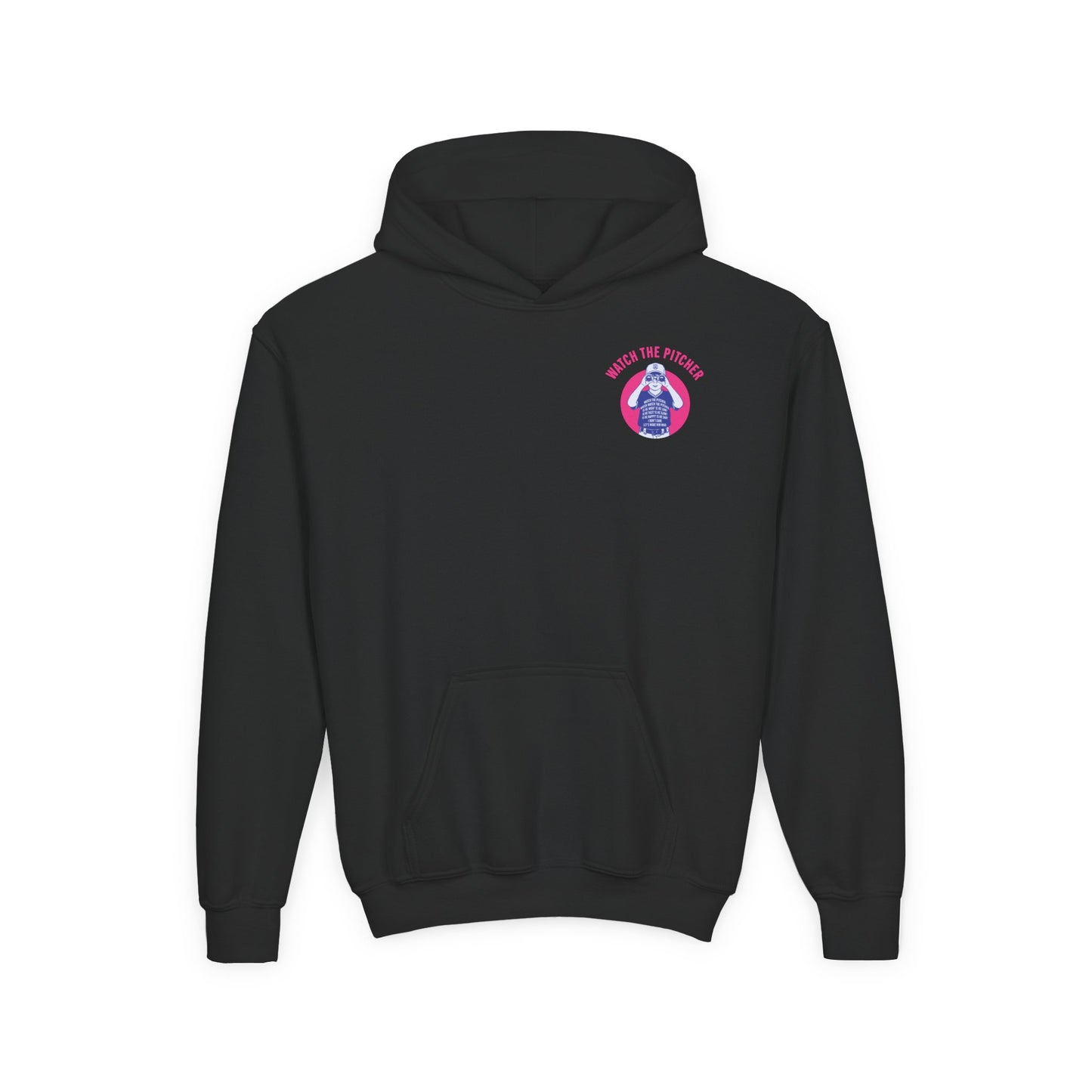 WATCH THE PITCHER Youth Hoodie - DUGOUT CHANT Collection