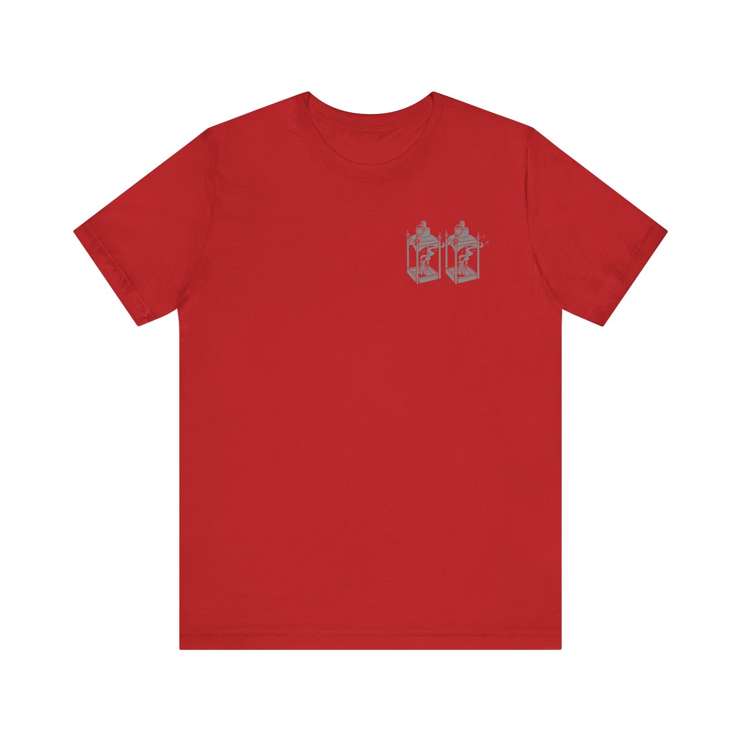 ONE IF BY LAND, TWO IF IT'S A DOUBLE Tee (Gray Font)