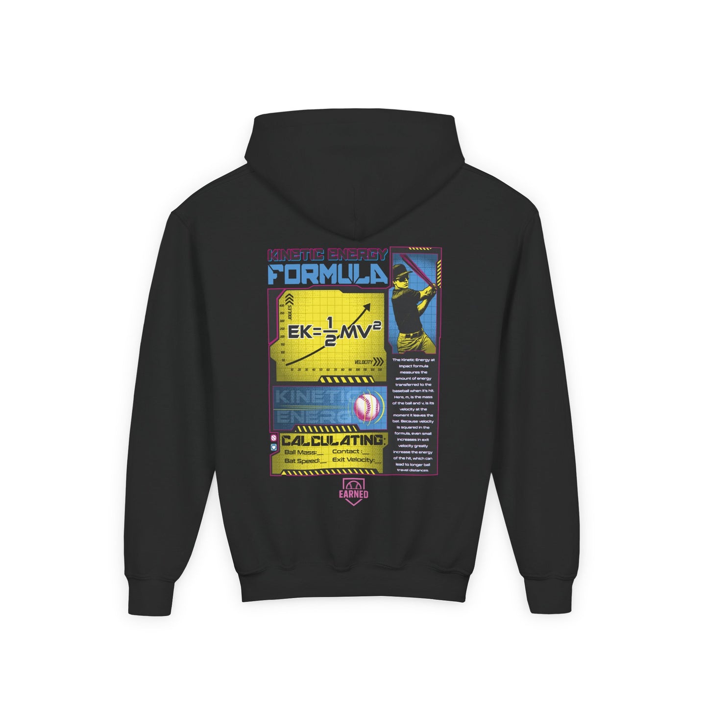 KINTEIC ENERGY FORMULA Youth Hoodie - BASEBALL IQ Collection