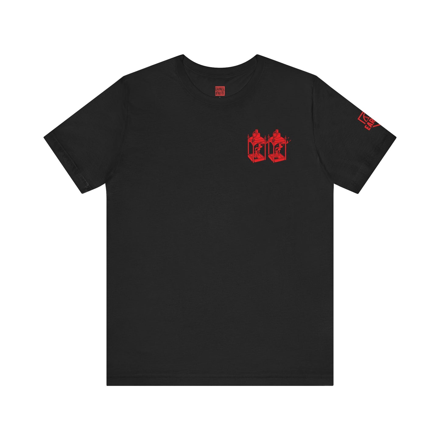ONE IF BY LAND, TWO IF IT'S A DOUBLE Tee (Paul Revere Red)